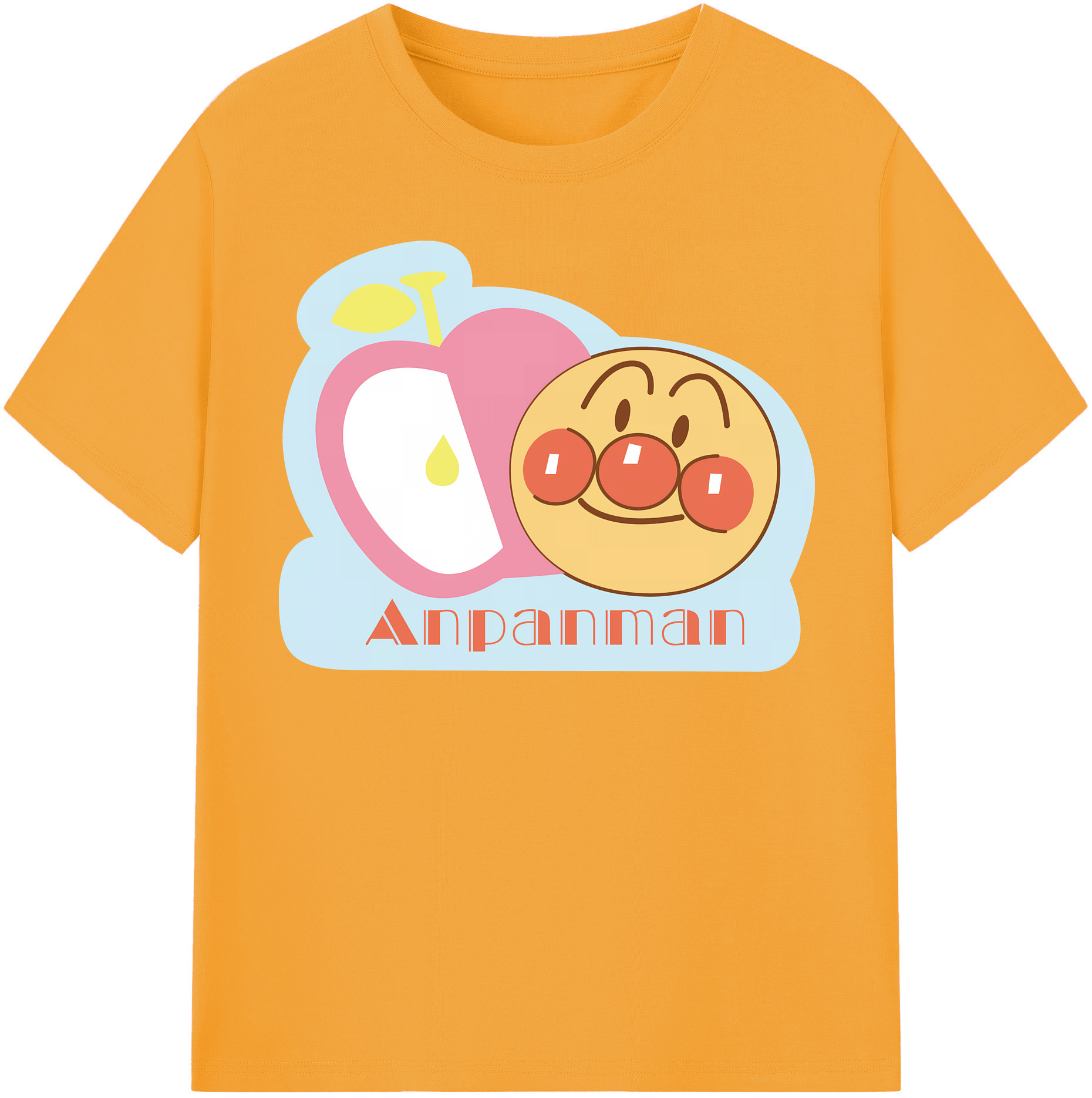 （画像用） アンパンマン Anpanman 綿100％半袖Tシャツ（フロントプリント）