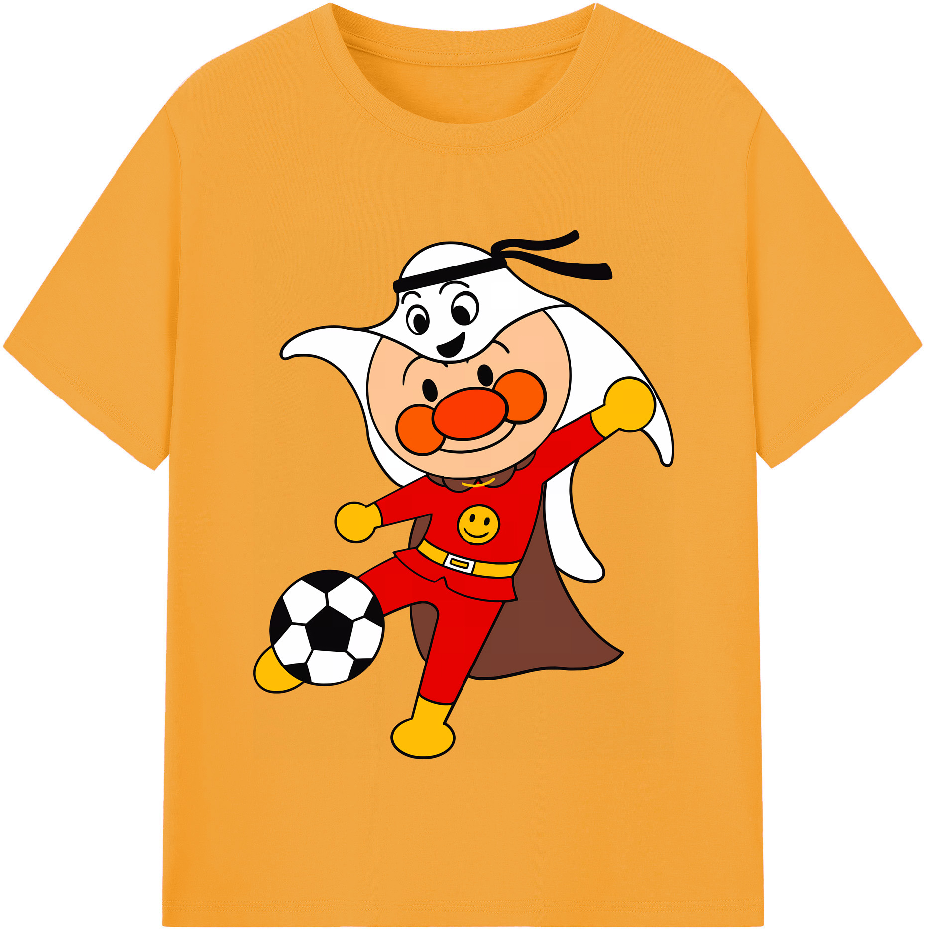 （画像用） アンパンマン Anpanman 綿100％半袖Tシャツ（フロントプリント）