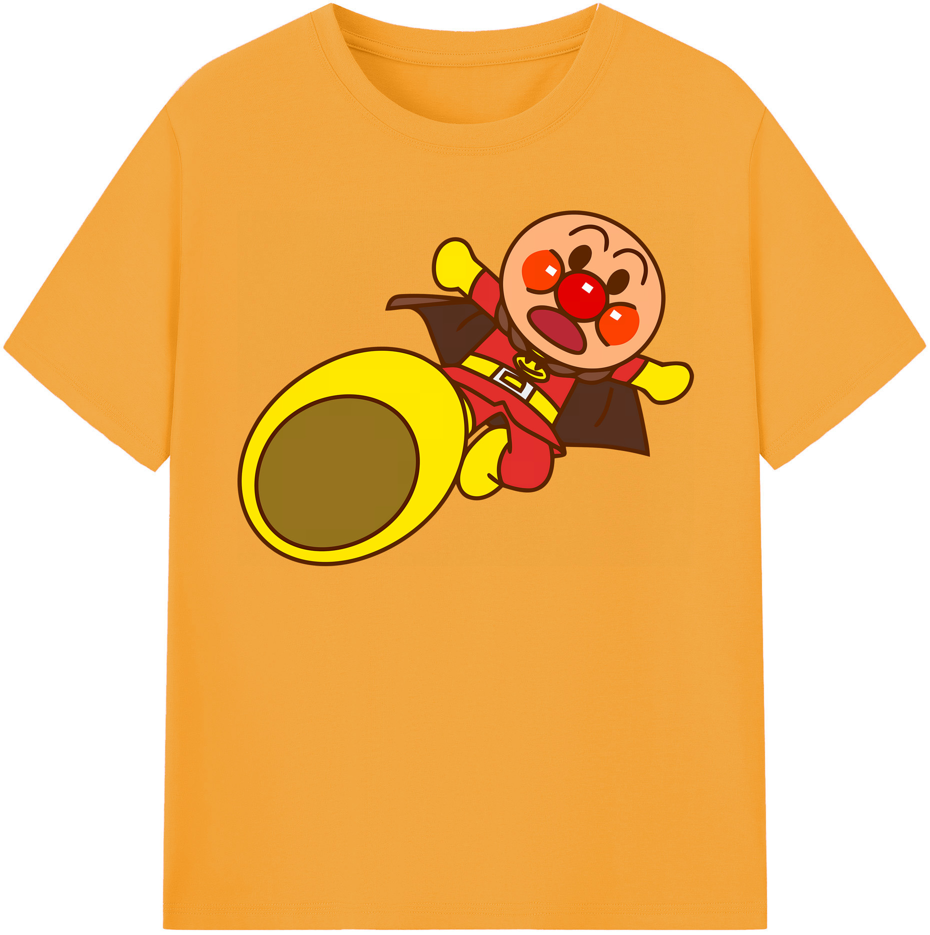 （画像用） アンパンマン Anpanman 綿100％半袖Tシャツ（フロントプリント）