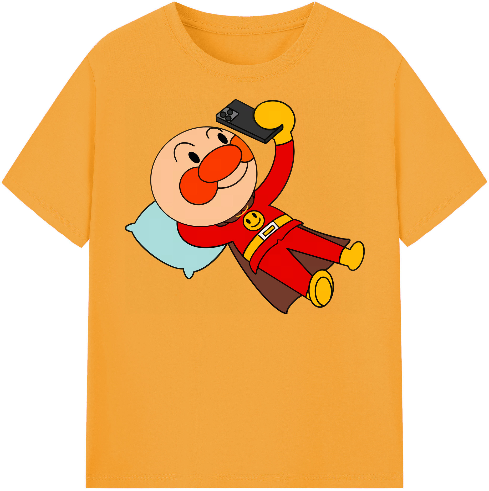（画像用） アンパンマン Anpanman 綿100％半袖Tシャツ（フロントプリント）
