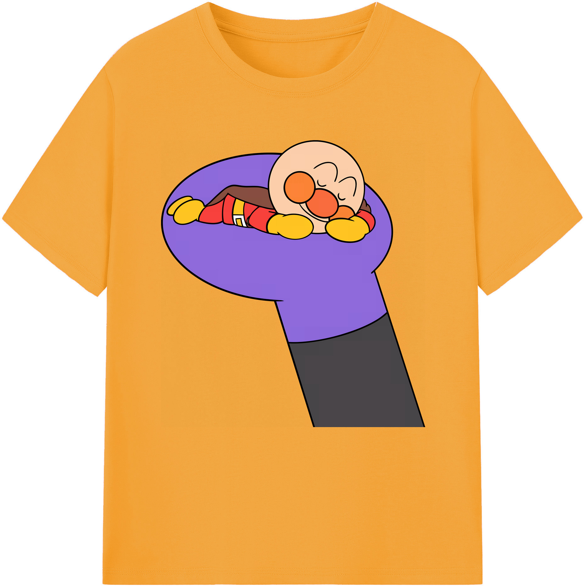 （画像用） アンパンマン Anpanman 綿100％半袖Tシャツ（フロントプリント）