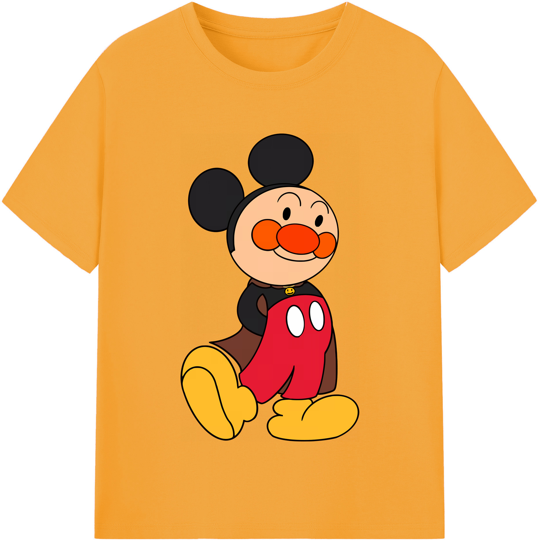 （画像用） アンパンマン Anpanman 綿100％半袖Tシャツ（フロントプリント）