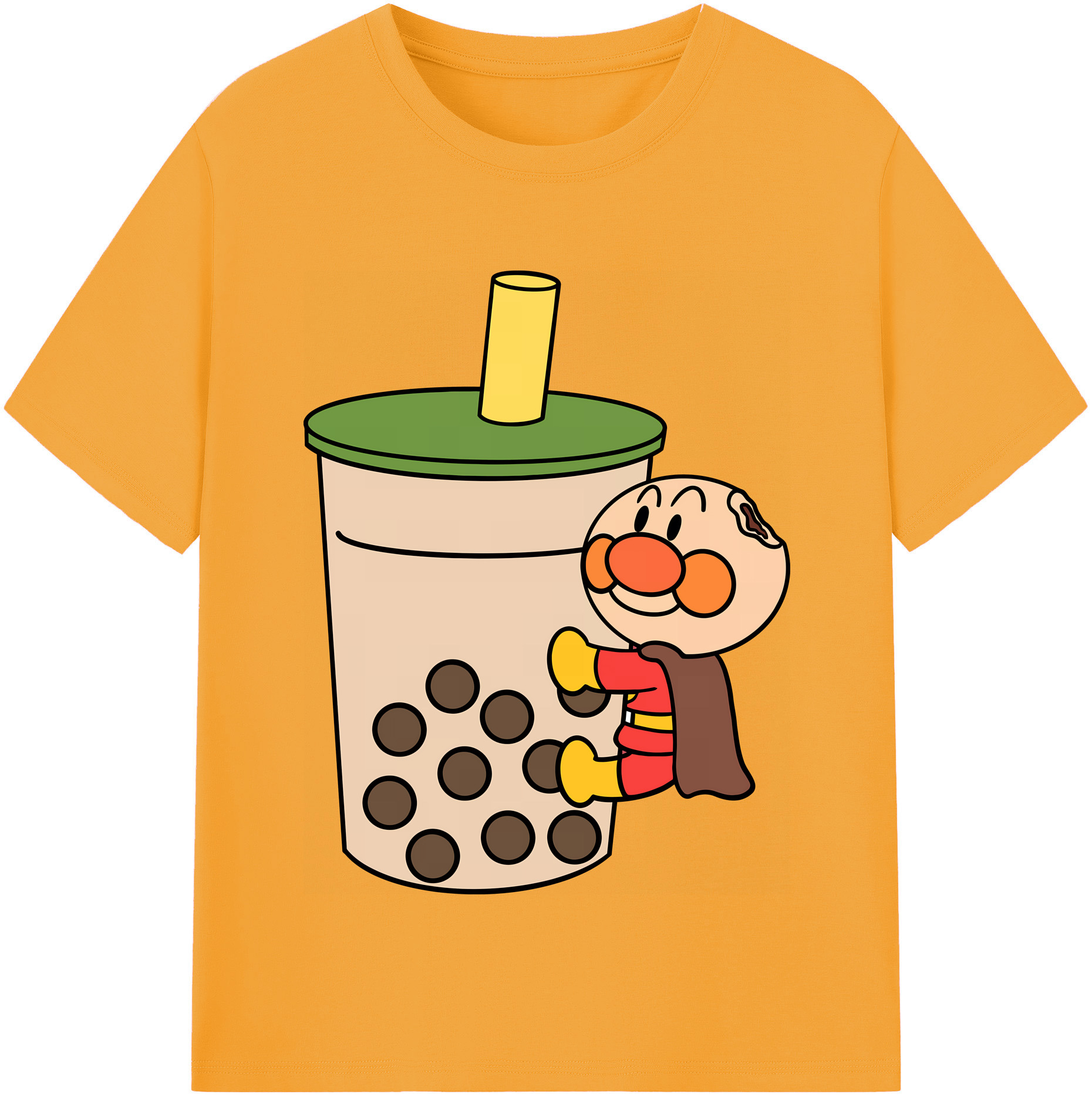 （画像用） アンパンマン Anpanman 綿100％半袖Tシャツ（フロントプリント）
