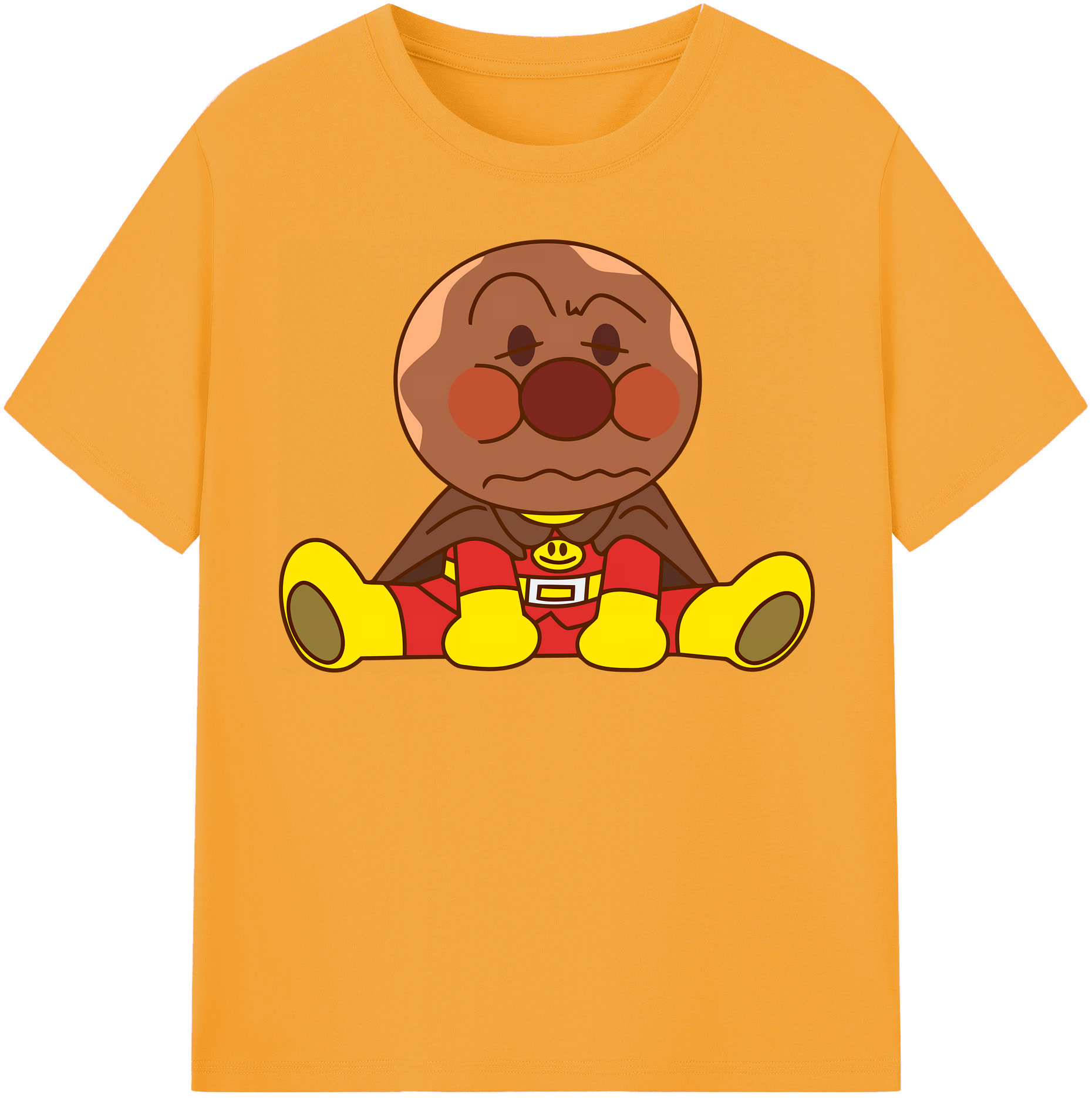 （画像用） アンパンマン Anpanman 綿100％半袖Tシャツ（フロントプリント）