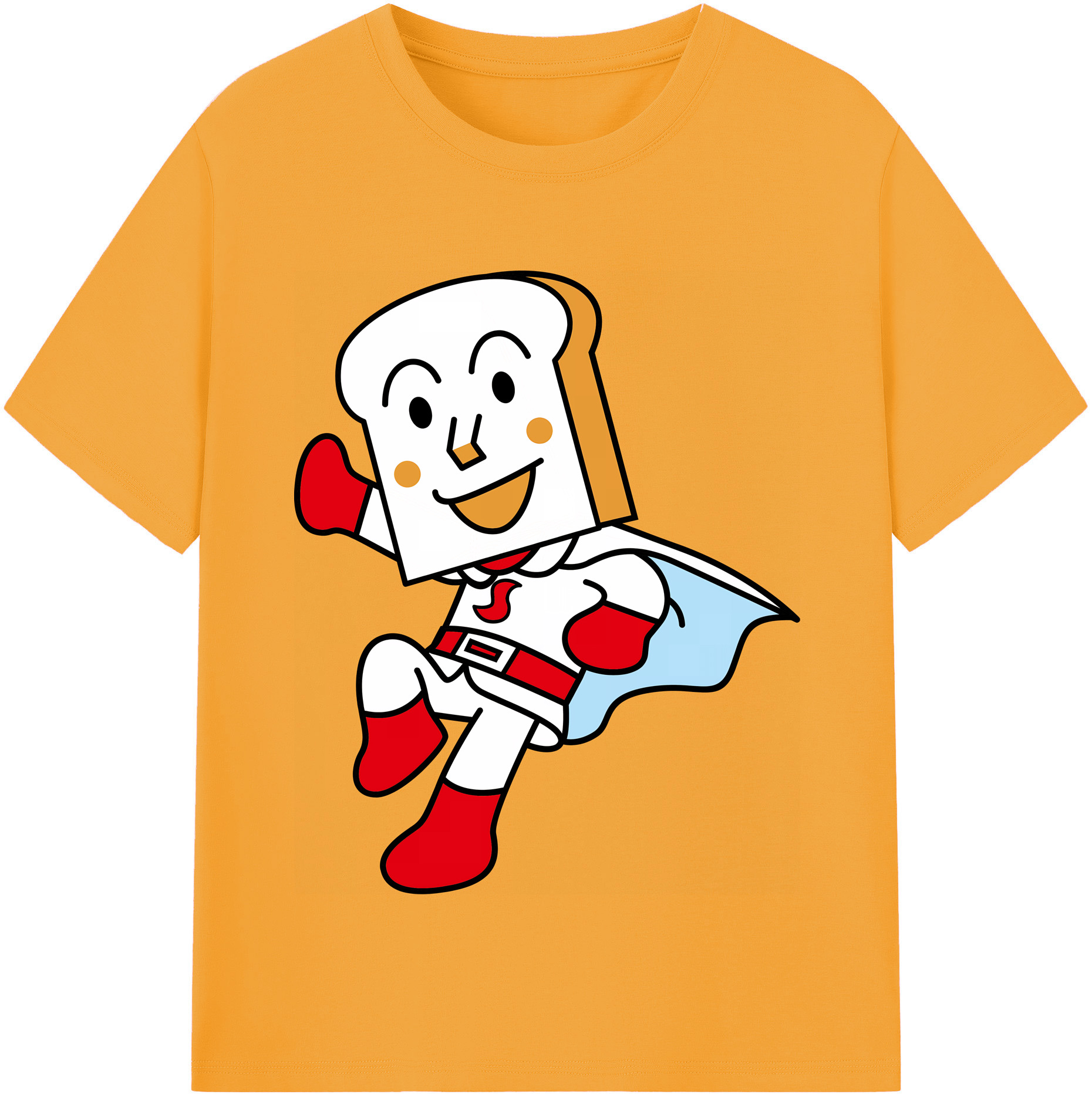 （画像用） アンパンマン Anpanman 綿100％半袖Tシャツ（フロントプリント）