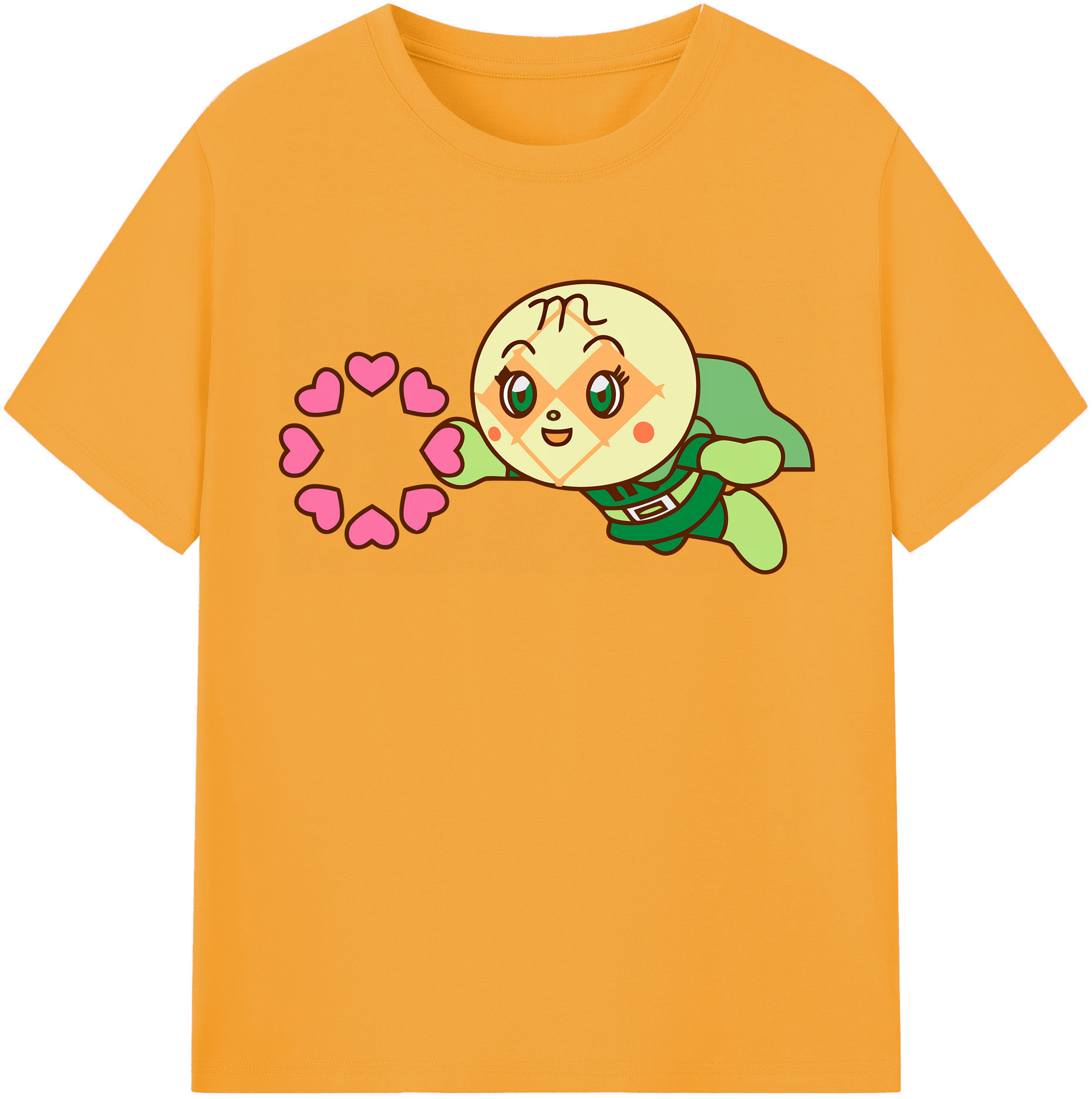 （画像用） アンパンマン Anpanman 綿100％半袖Tシャツ（フロントプリント）