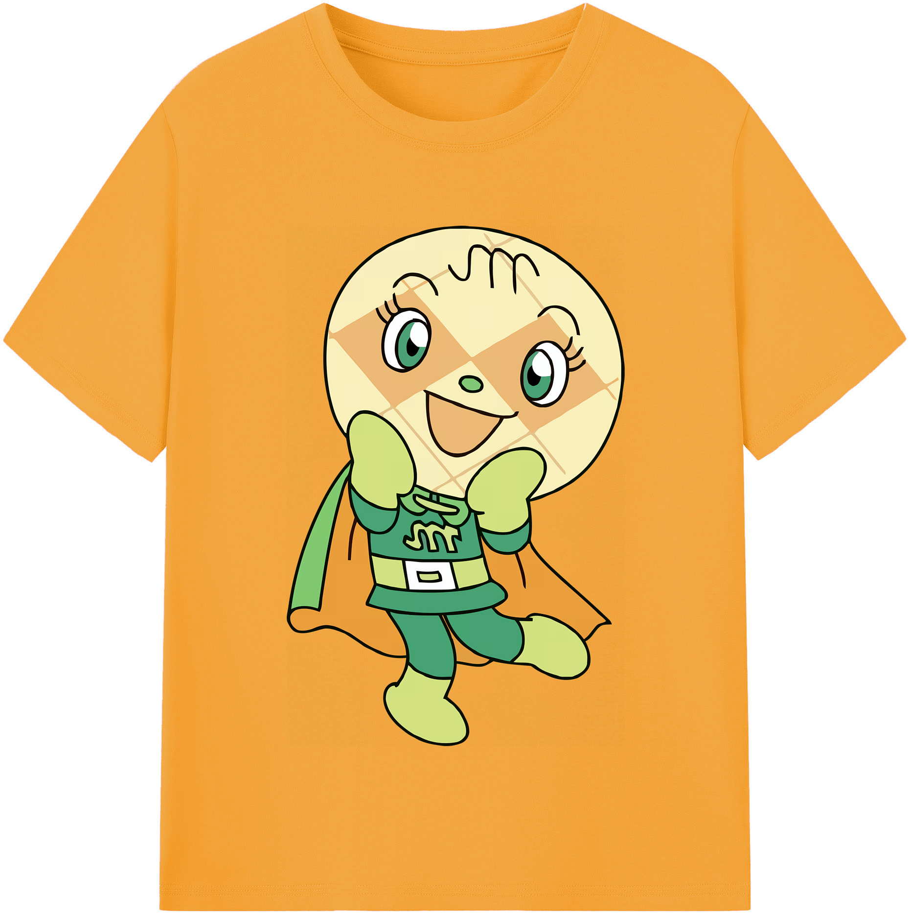 （画像用） アンパンマン Anpanman 綿100％半袖Tシャツ（フロントプリント）
