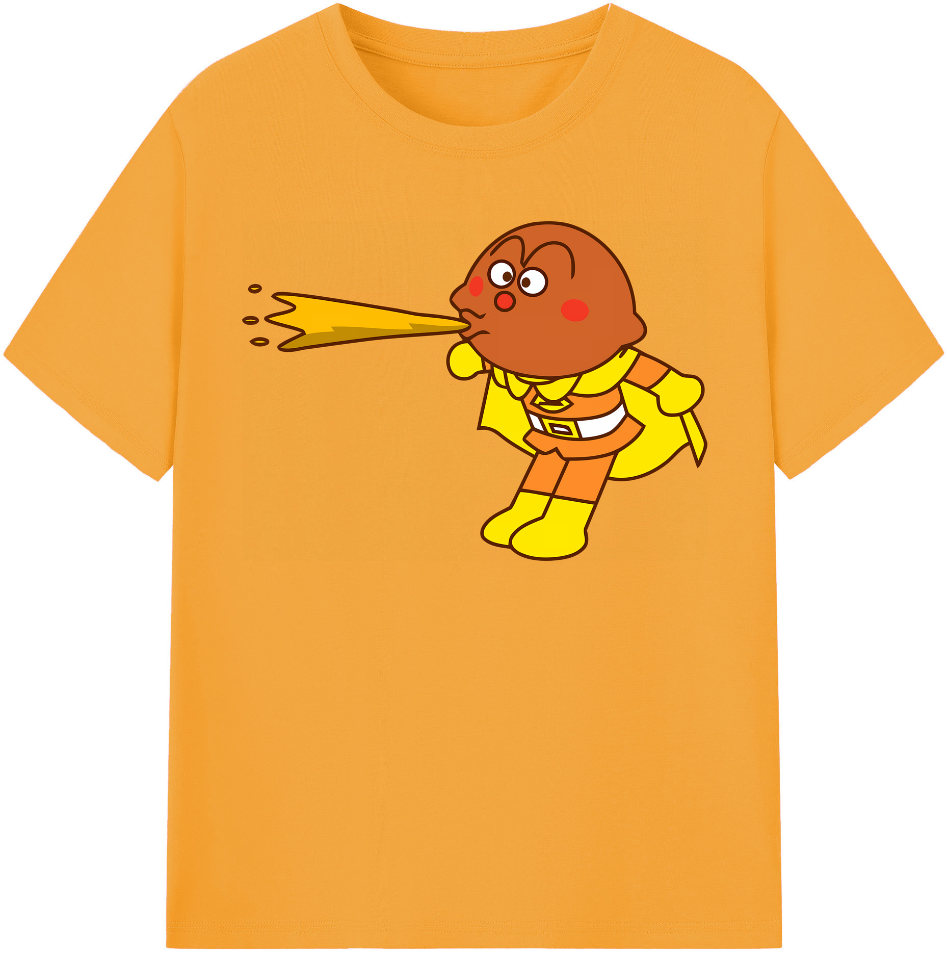 （画像用） アンパンマン Anpanman 綿100％半袖Tシャツ（フロントプリント）
