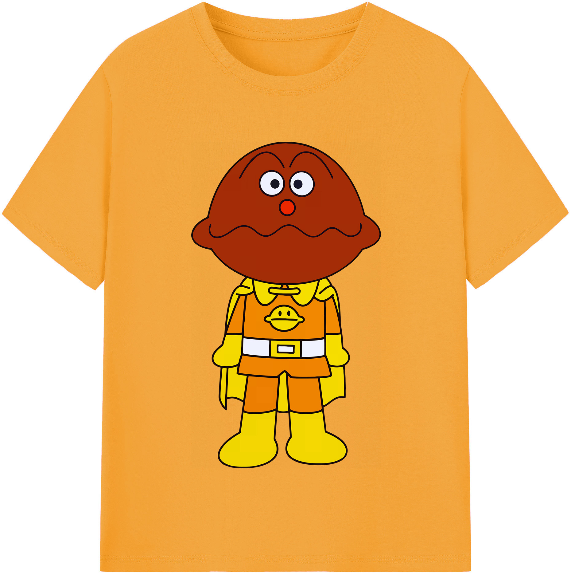 （画像用） アンパンマン Anpanman 綿100％半袖Tシャツ（フロントプリント）