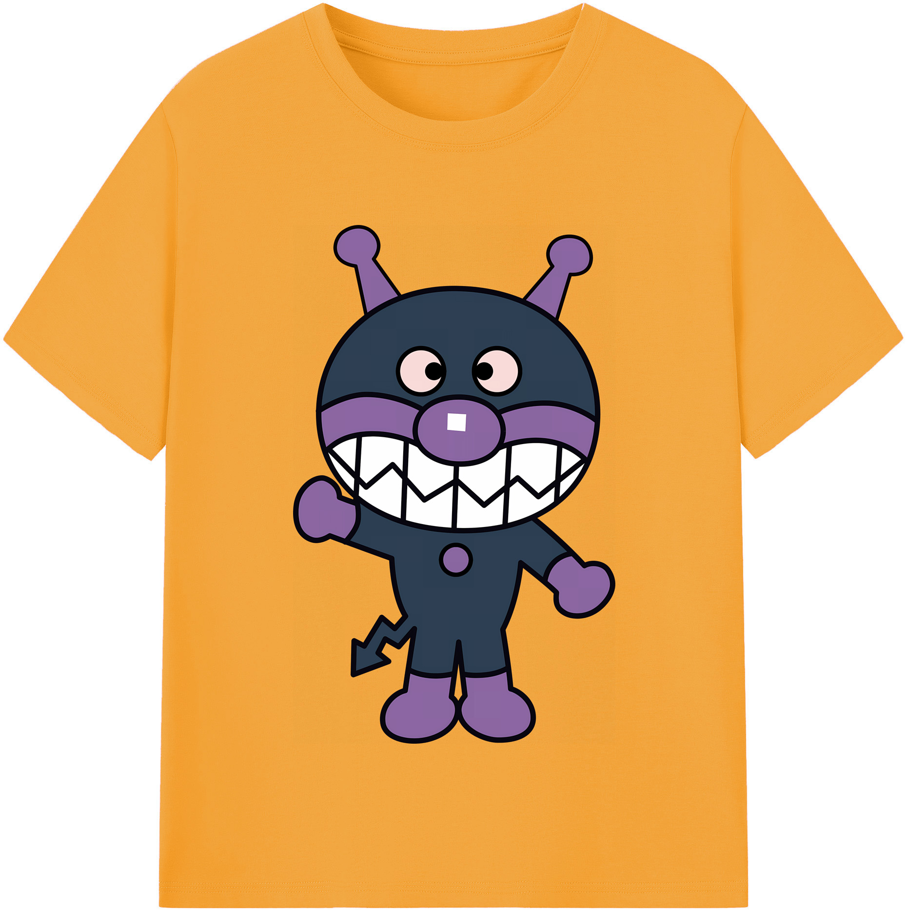 （画像用） アンパンマン Anpanman 綿100％半袖Tシャツ（フロントプリント）