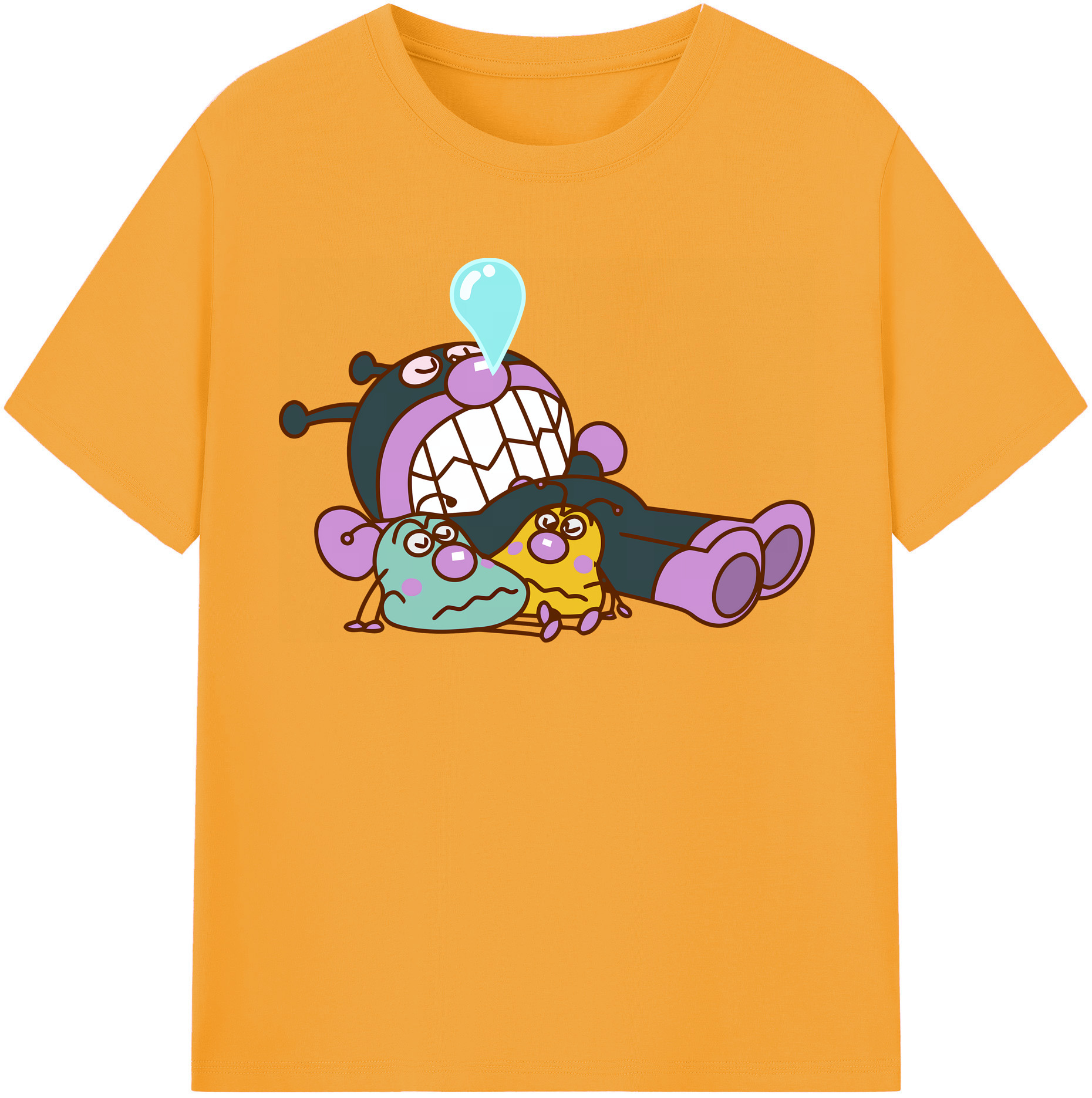 （画像用） アンパンマン Anpanman 綿100％半袖Tシャツ（フロントプリント）