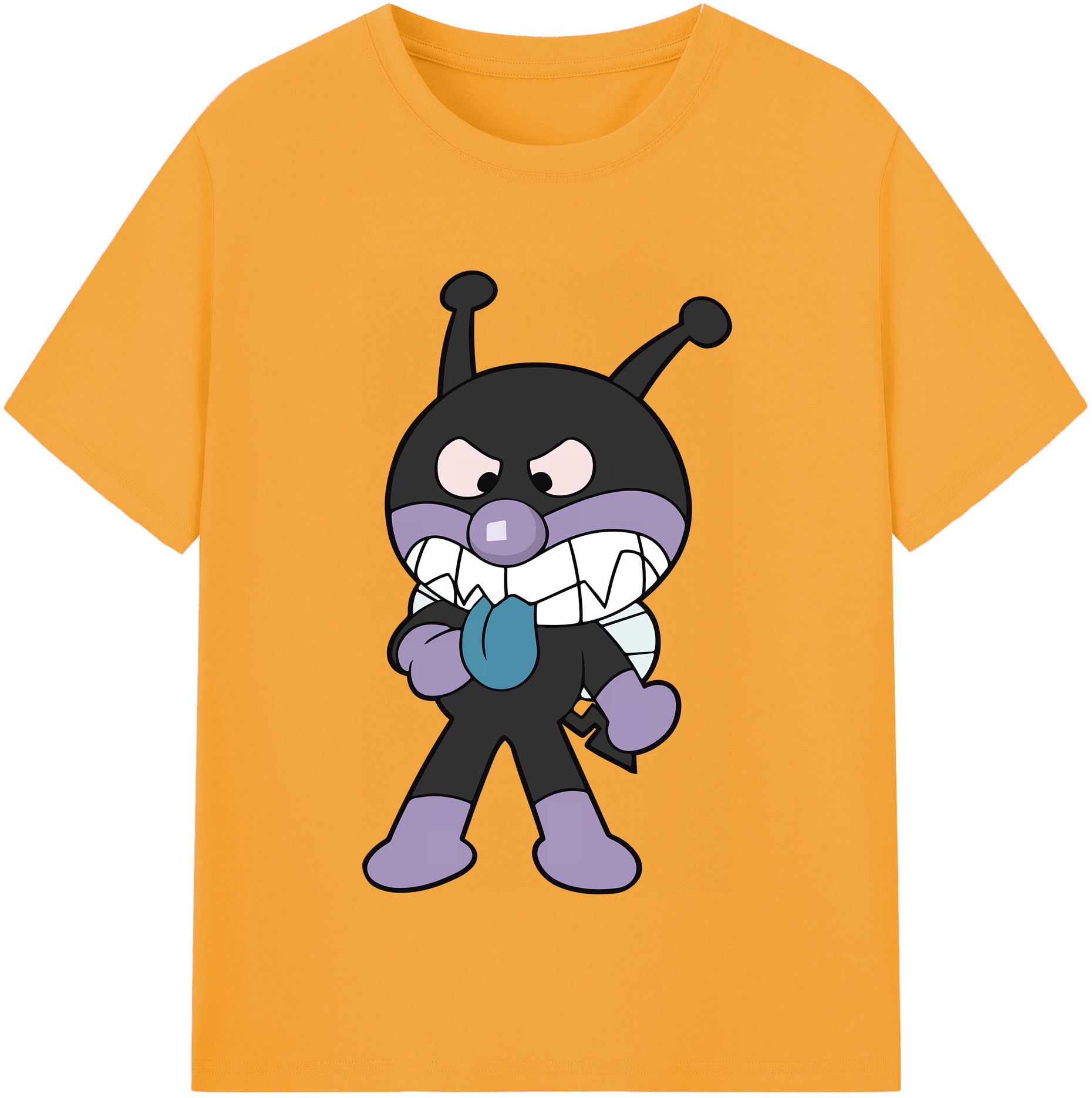 （画像用） アンパンマン Anpanman 綿100％半袖Tシャツ（フロントプリント）