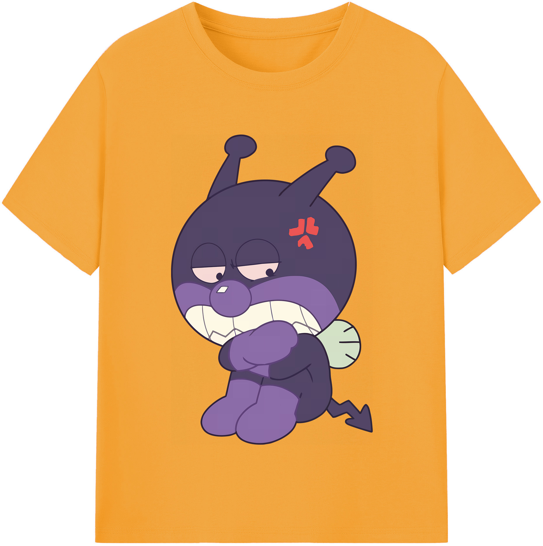 （画像用） アンパンマン Anpanman 綿100％半袖Tシャツ（フロントプリント）