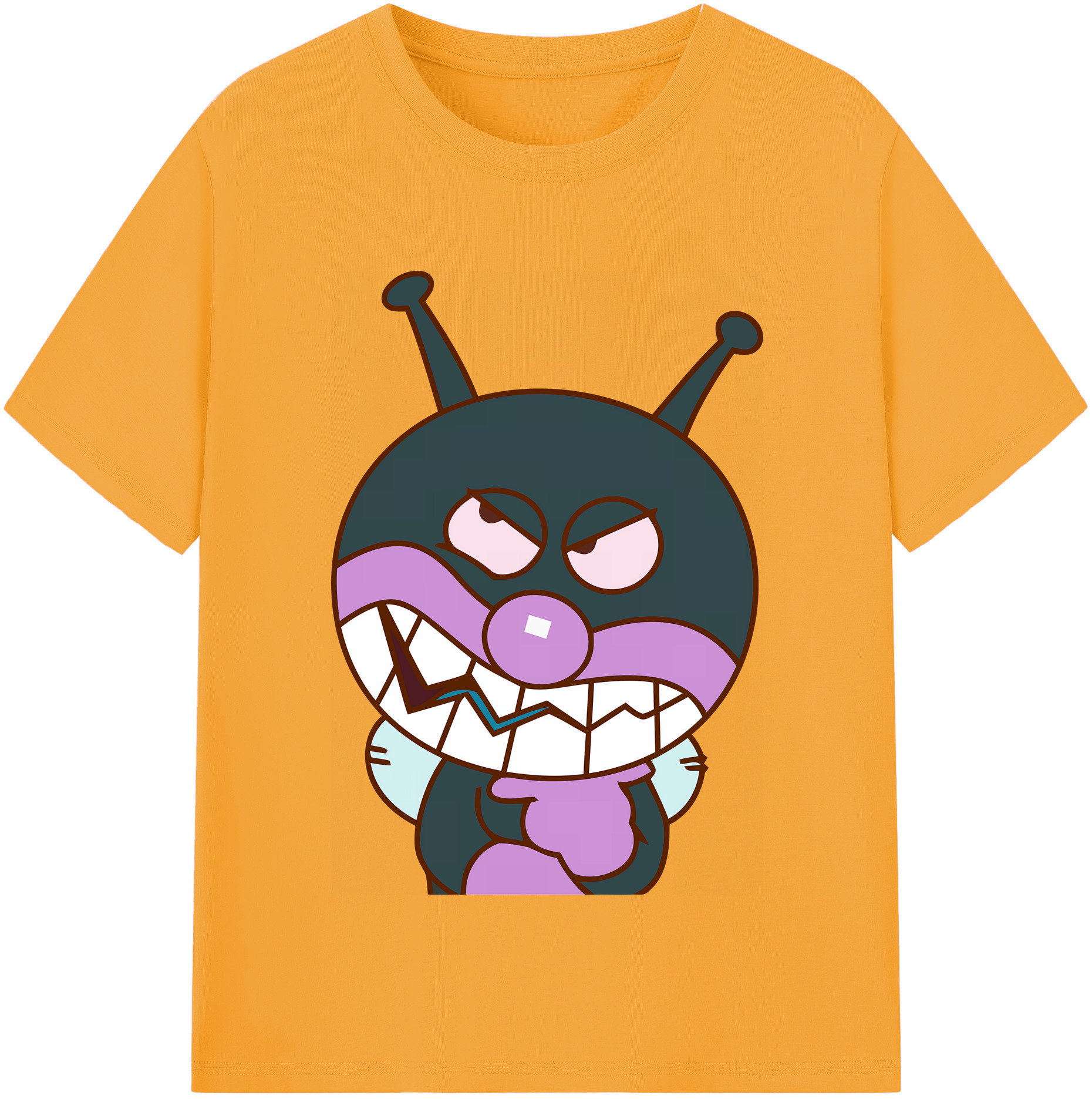 （画像用） アンパンマン Anpanman 綿100％半袖Tシャツ（フロントプリント）