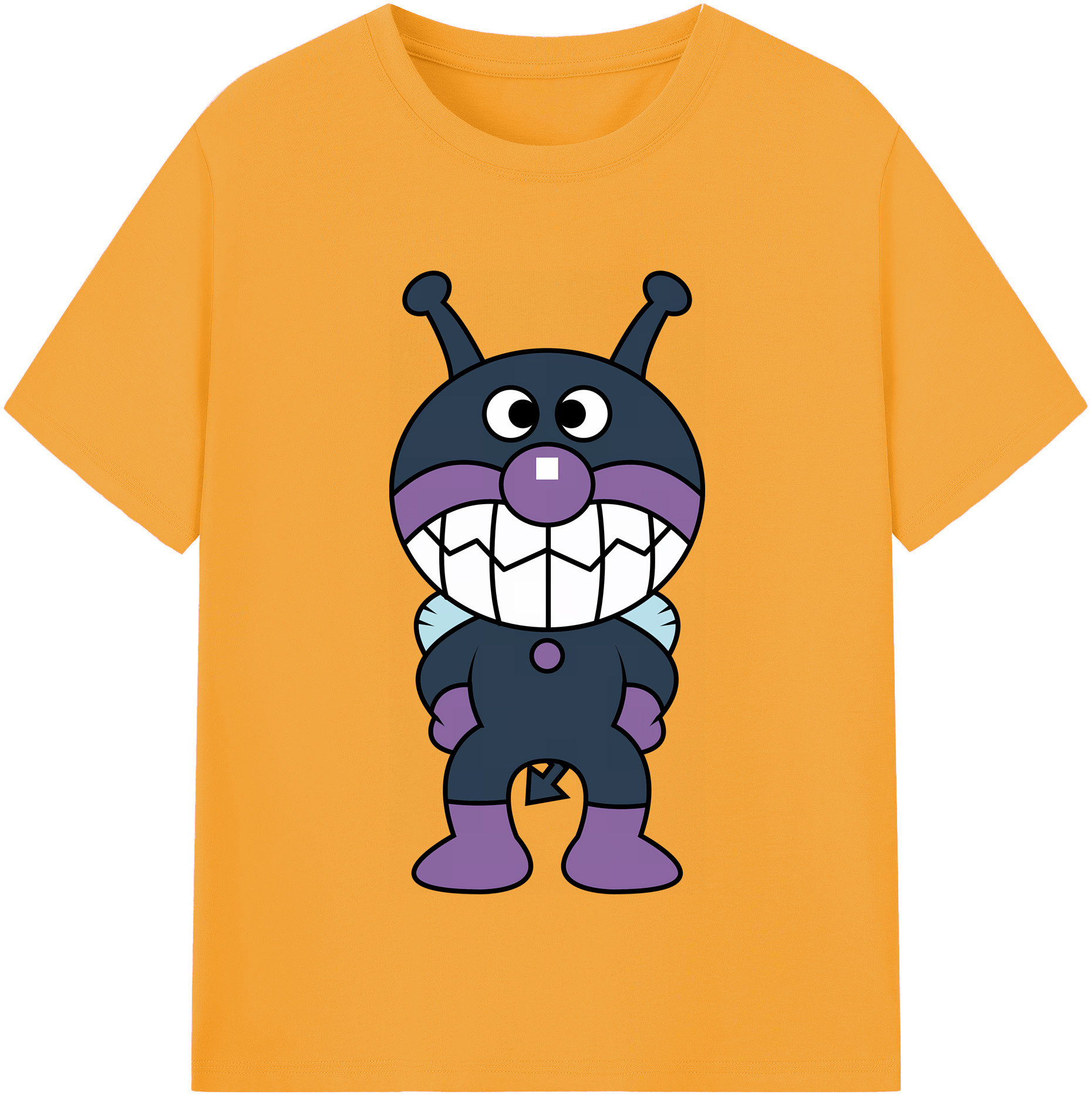 （画像用） アンパンマン Anpanman 綿100％半袖Tシャツ（フロントプリント）