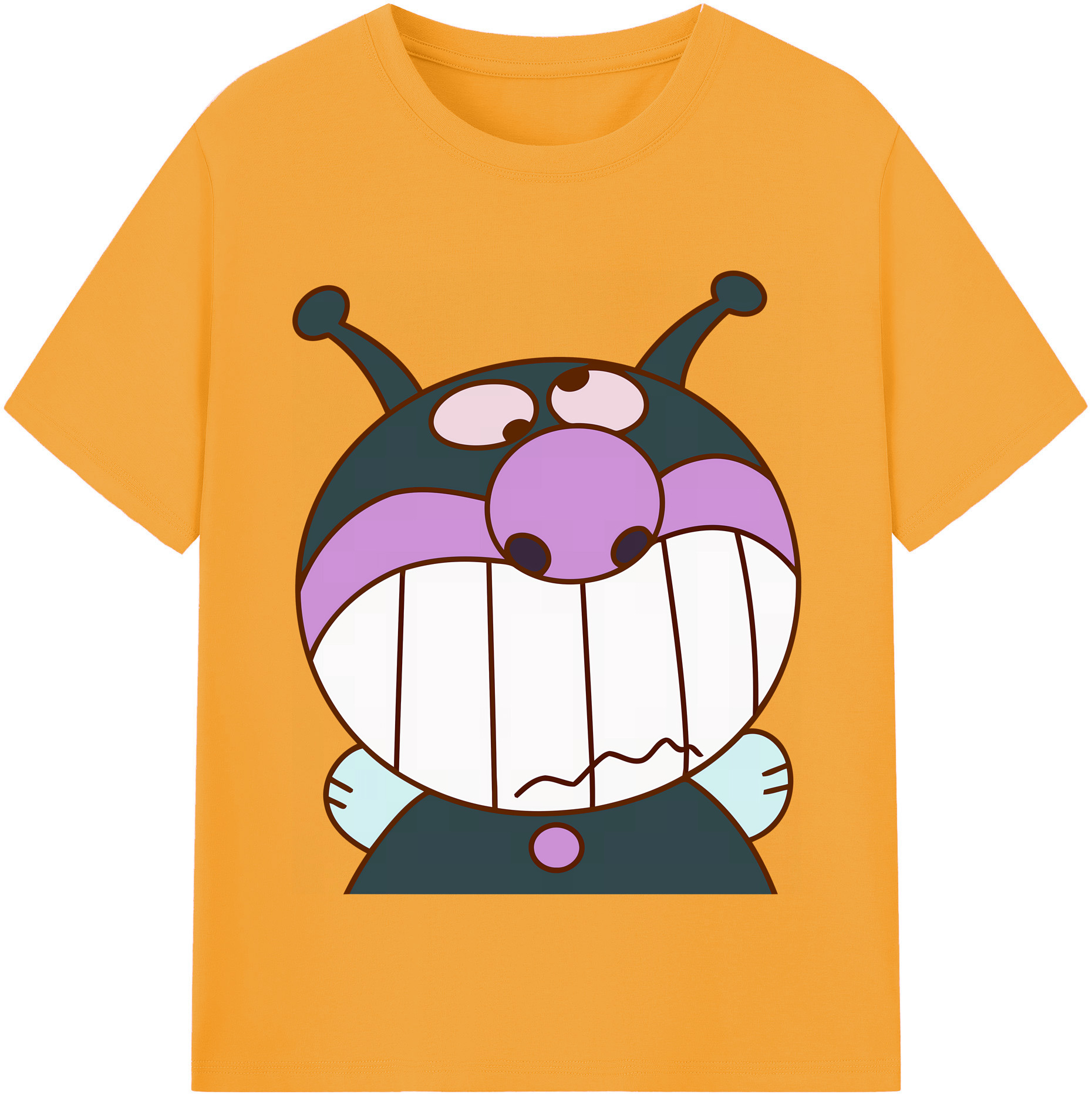 （画像用） アンパンマン Anpanman 綿100％半袖Tシャツ（フロントプリント）