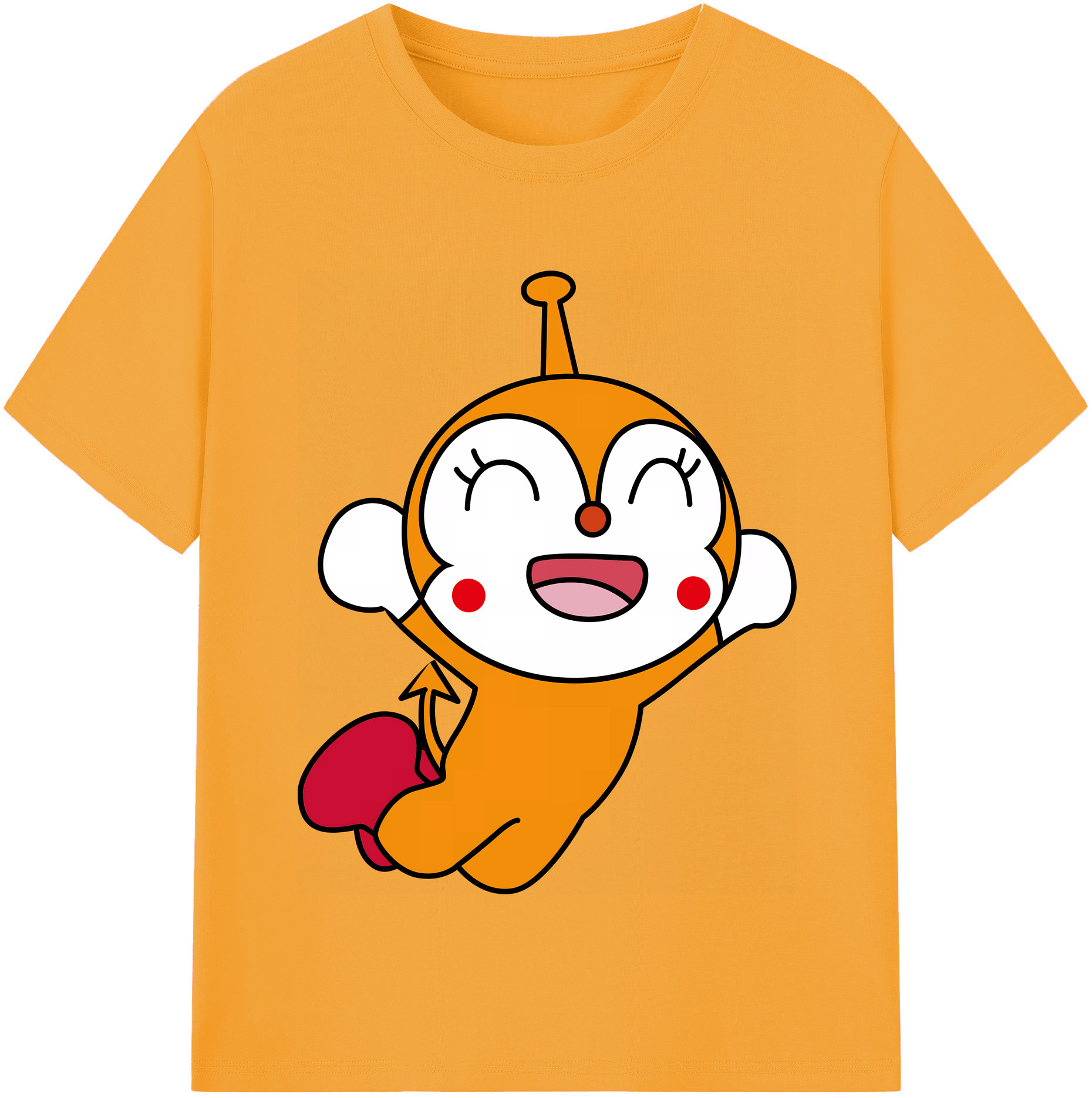 （画像用） アンパンマン Anpanman 綿100％半袖Tシャツ（フロントプリント）