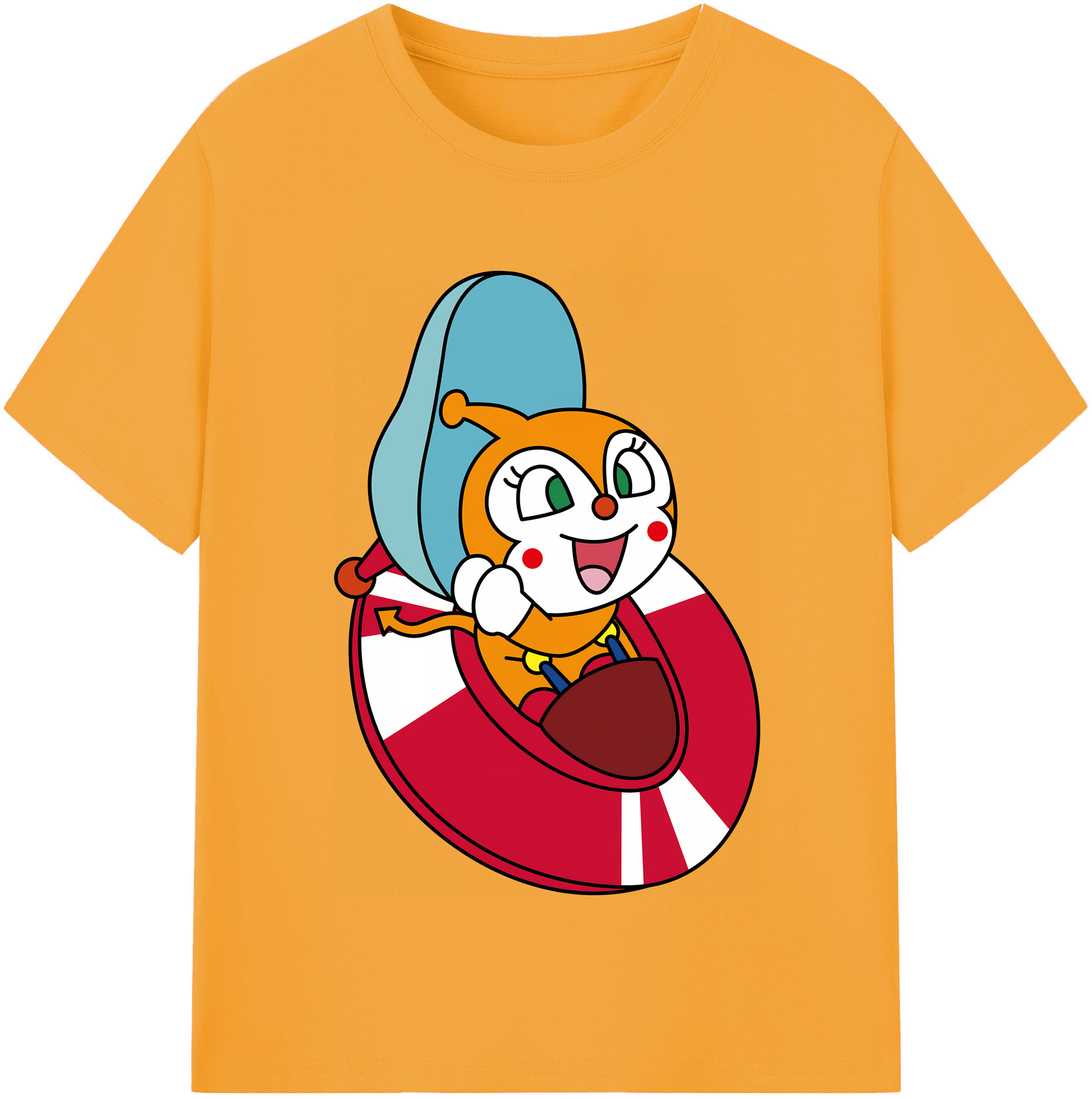 （画像用） アンパンマン Anpanman 綿100％半袖Tシャツ（フロントプリント）