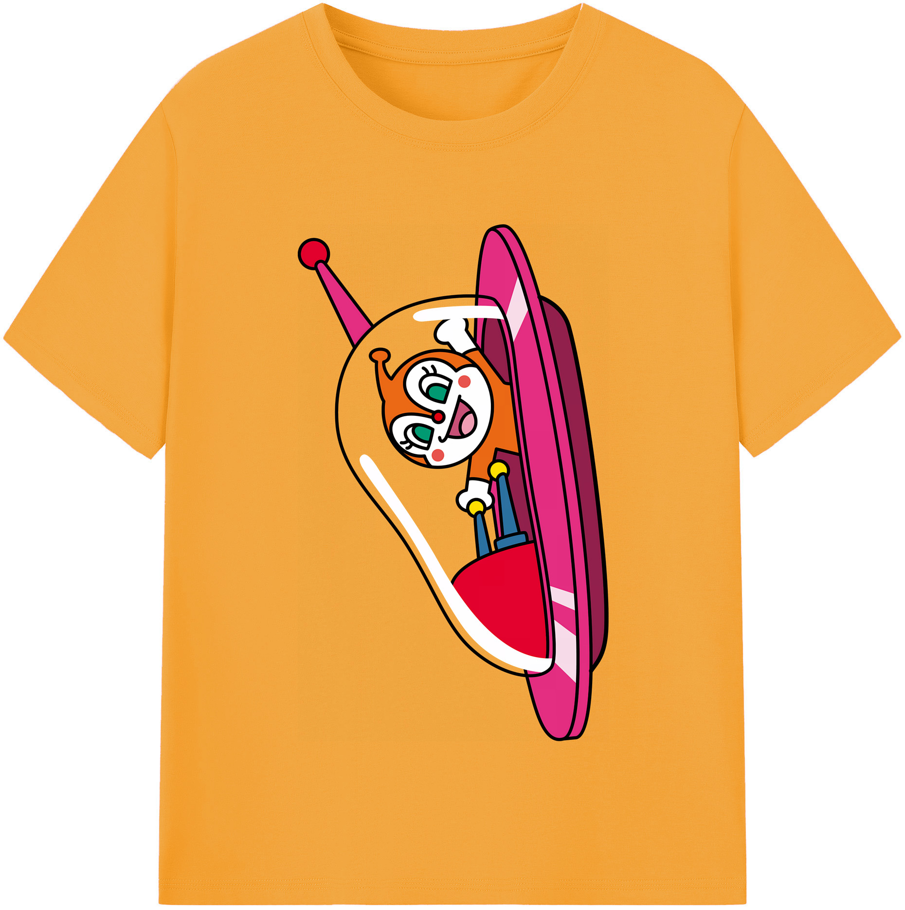 （画像用） アンパンマン Anpanman 綿100％半袖Tシャツ（フロントプリント）