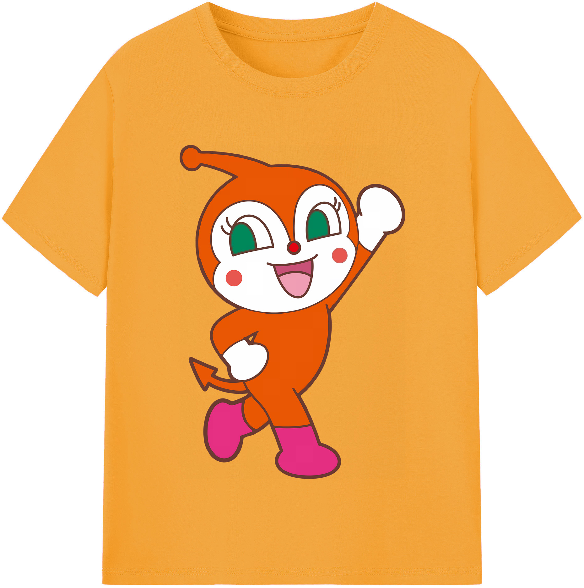 （画像用） アンパンマン Anpanman 綿100％半袖Tシャツ（フロントプリント）