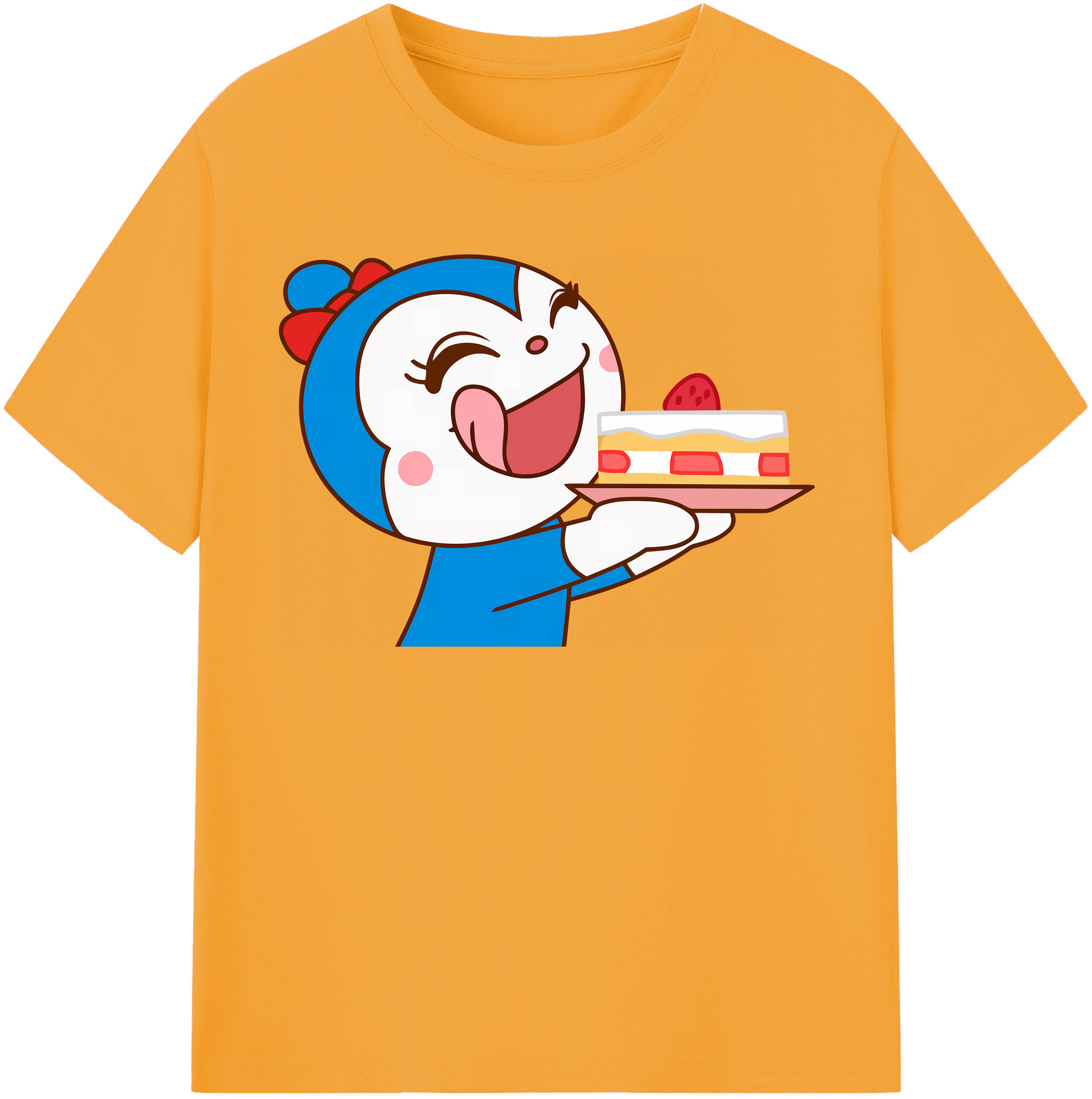 （画像用） アンパンマン Anpanman 綿100％半袖Tシャツ（フロントプリント）