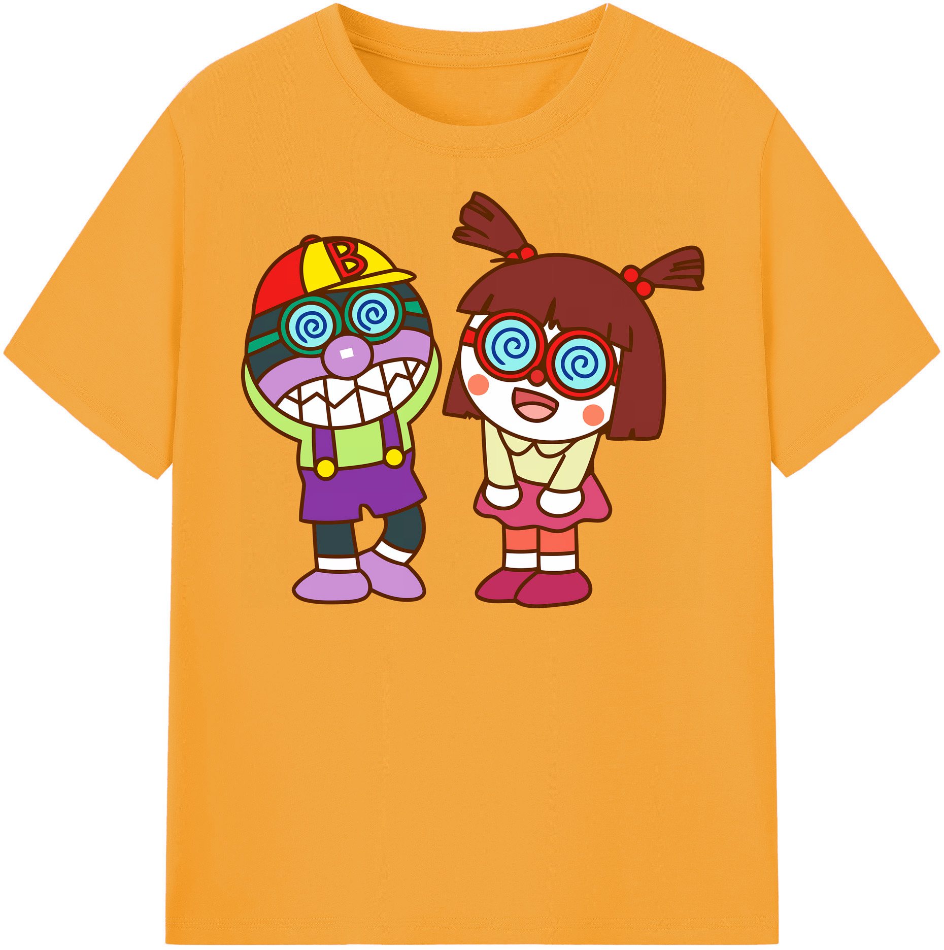 （画像用） アンパンマン Anpanman 綿100％半袖Tシャツ（フロントプリント）