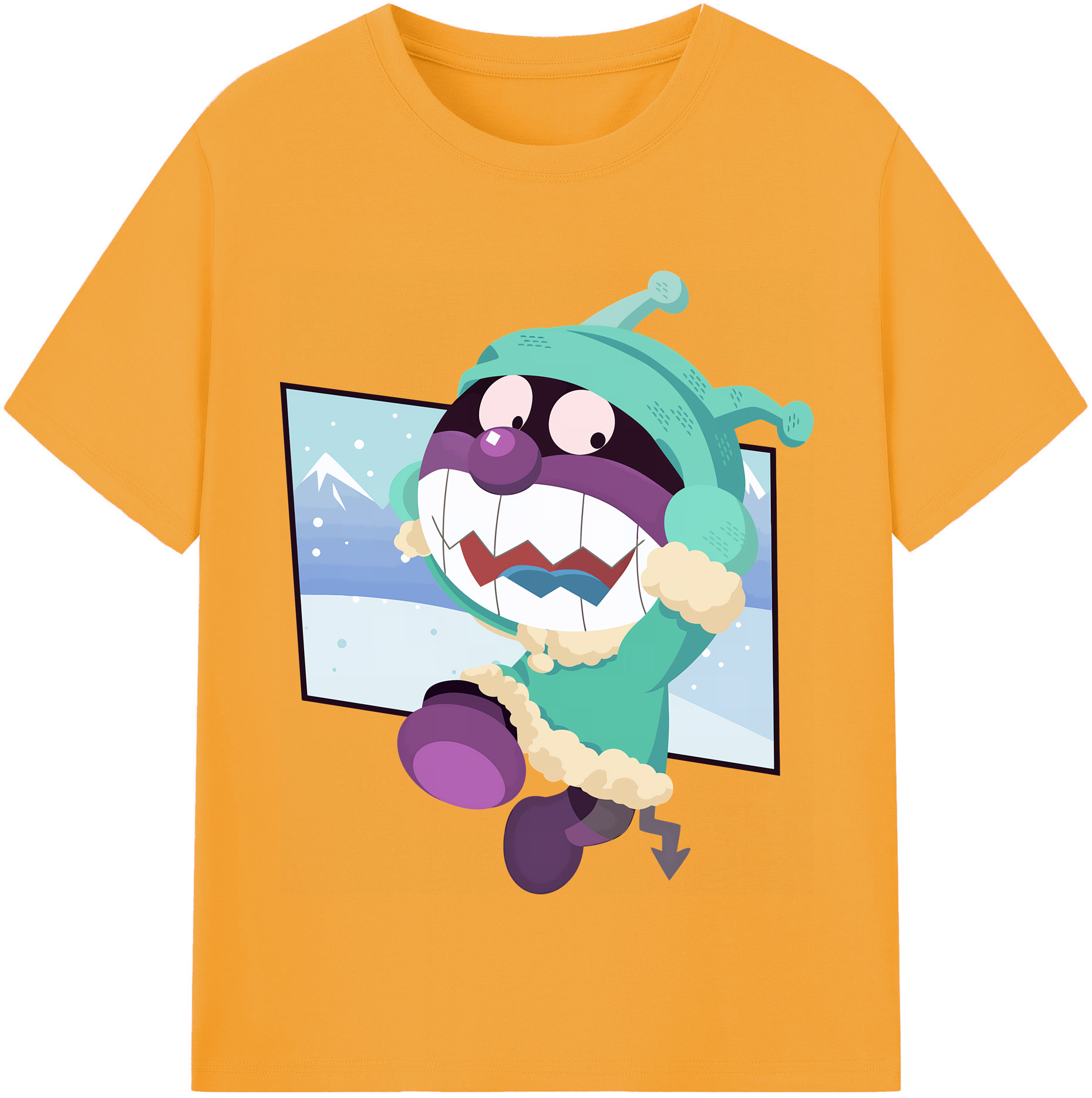 （画像用） アンパンマン Anpanman 綿100％半袖Tシャツ（フロントプリント）