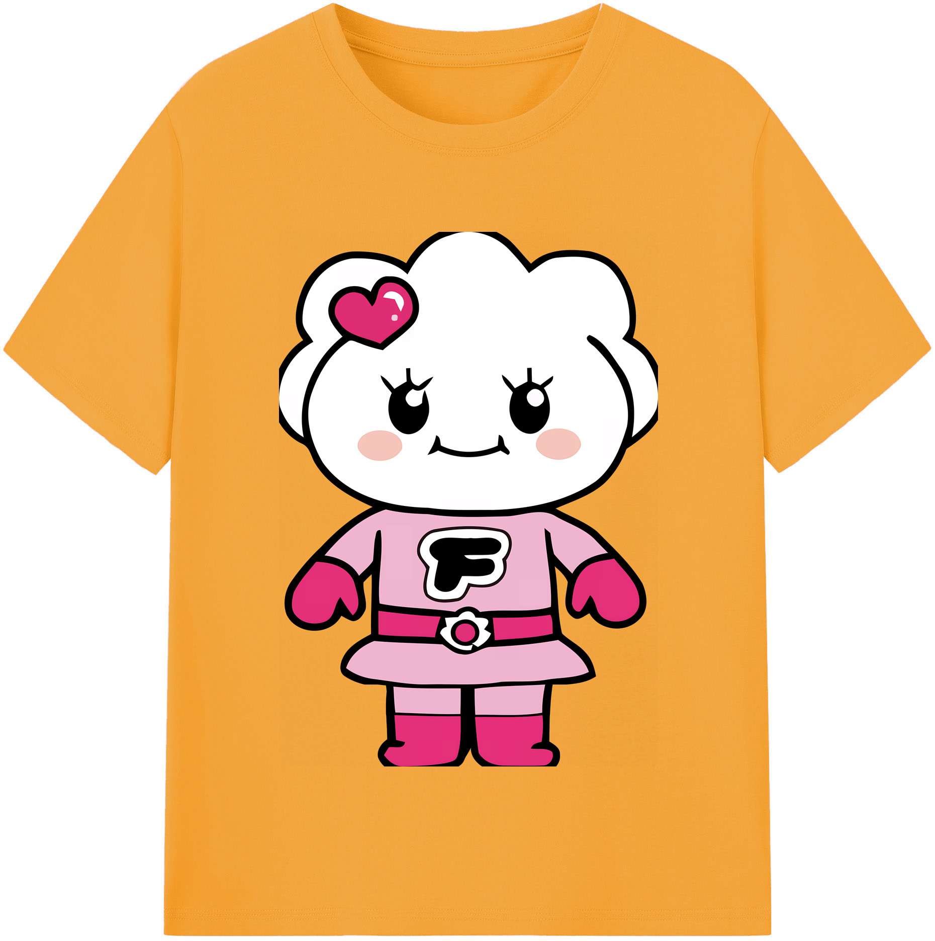 （画像用） アンパンマン Anpanman 綿100％半袖Tシャツ（フロントプリント）
