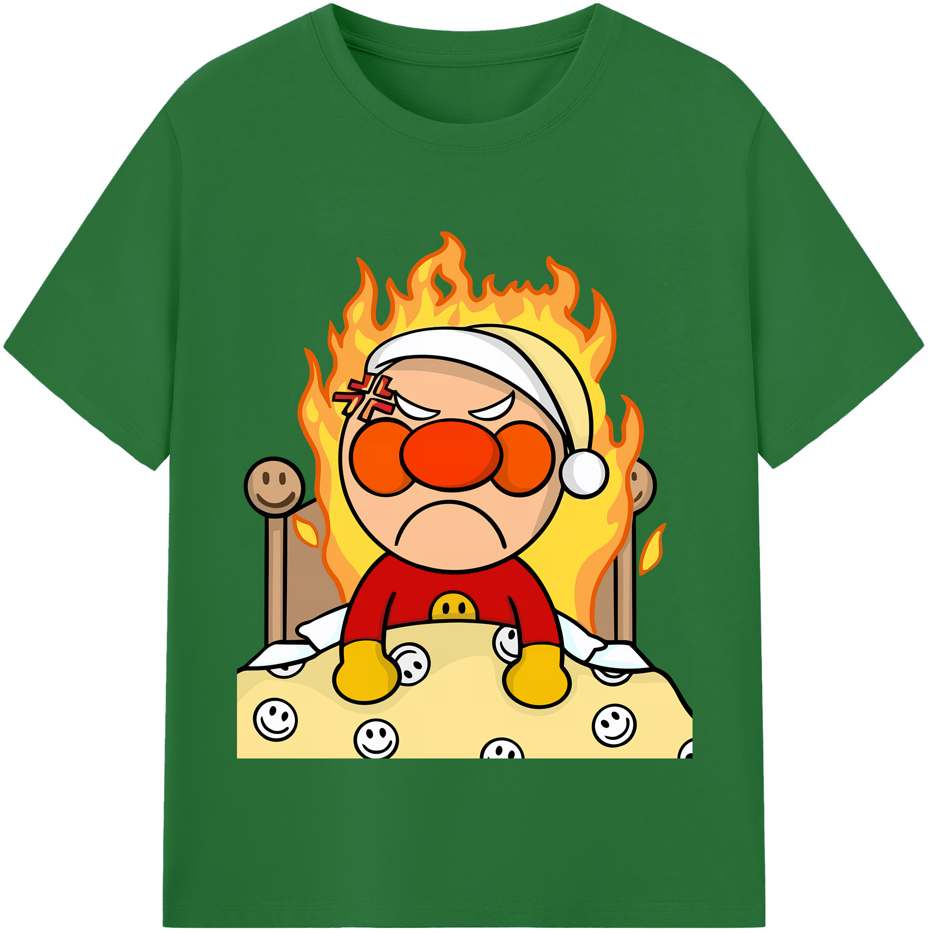 （画像用） アンパンマン Anpanman 綿100％半袖Tシャツ（フロントプリント）