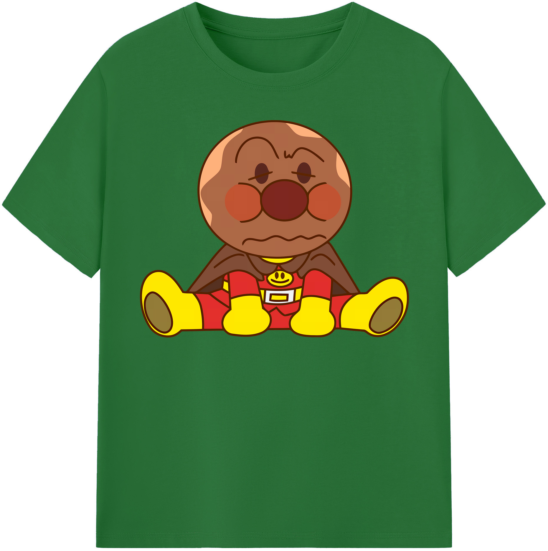 （画像用） アンパンマン Anpanman 綿100％半袖Tシャツ（フロントプリント）