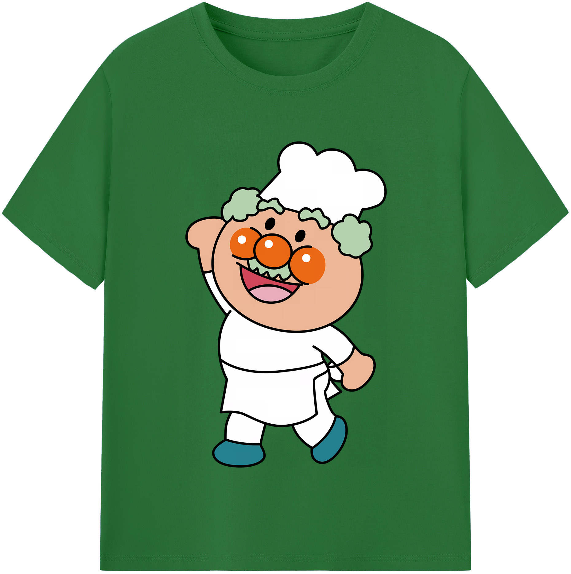 （画像用） アンパンマン Anpanman 綿100％半袖Tシャツ（フロントプリント）