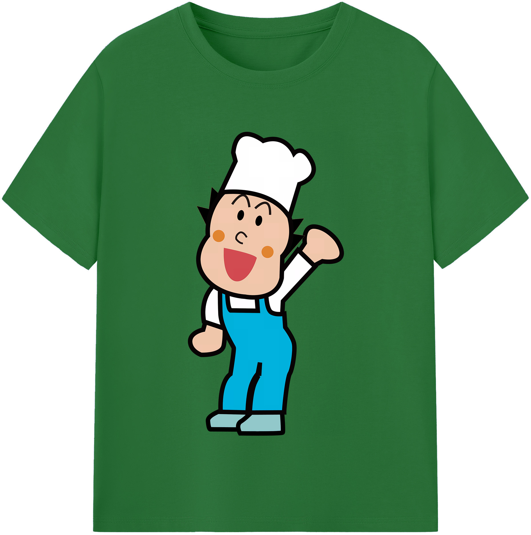 （画像用） アンパンマン Anpanman 綿100％半袖Tシャツ（フロントプリント）