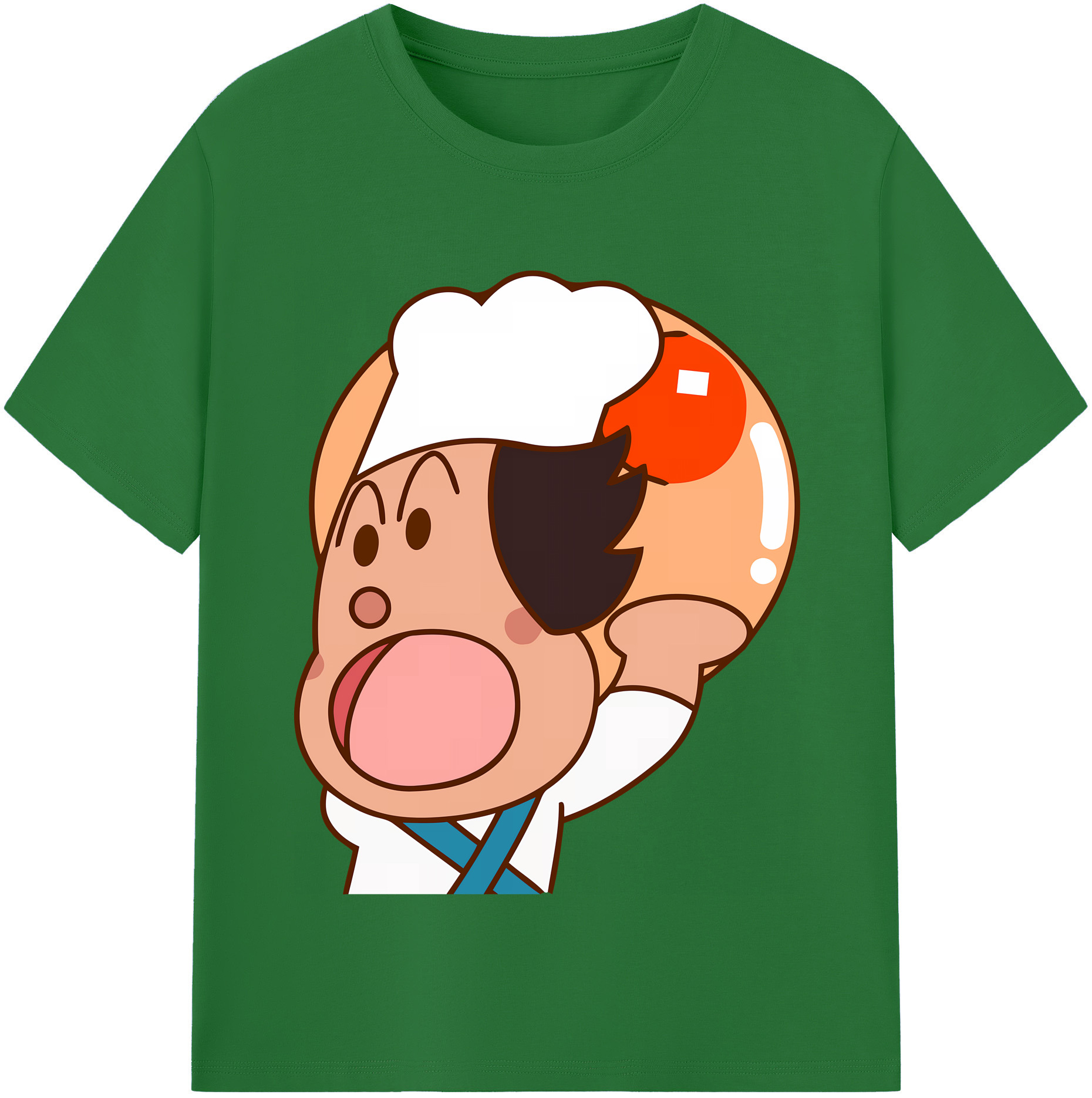 （画像用） アンパンマン Anpanman 綿100％半袖Tシャツ（フロントプリント）