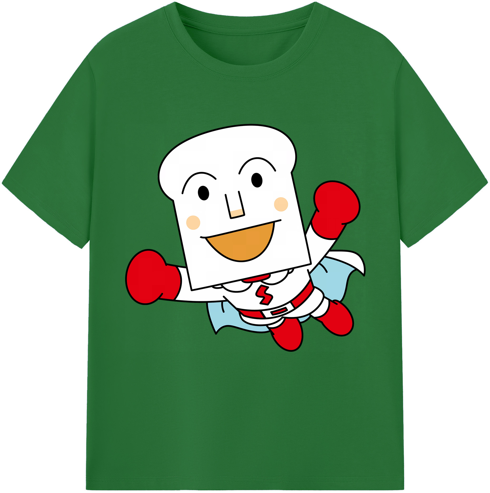 （画像用） アンパンマン Anpanman 綿100％半袖Tシャツ（フロントプリント）