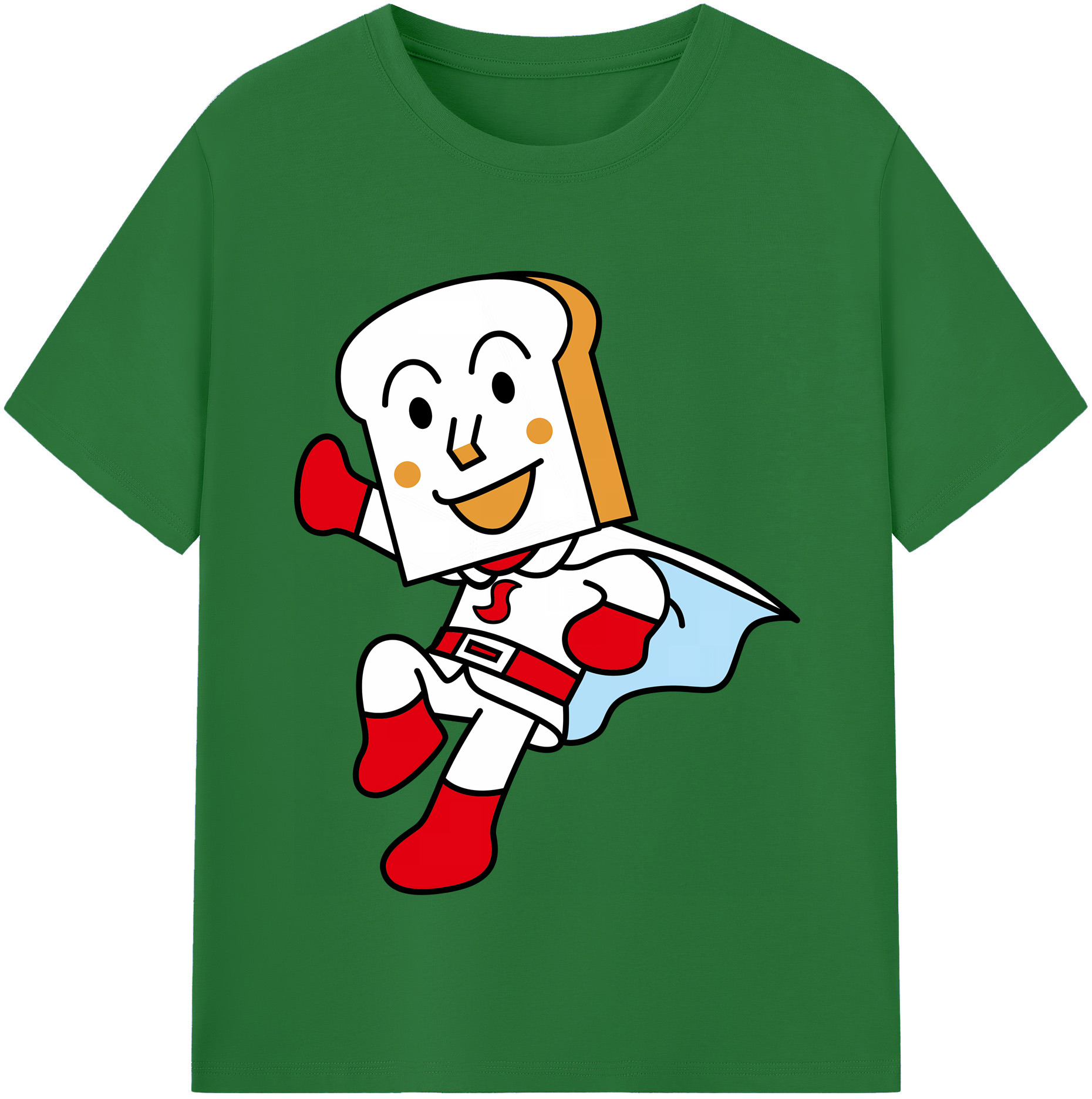 （画像用） アンパンマン Anpanman 綿100％半袖Tシャツ（フロントプリント）