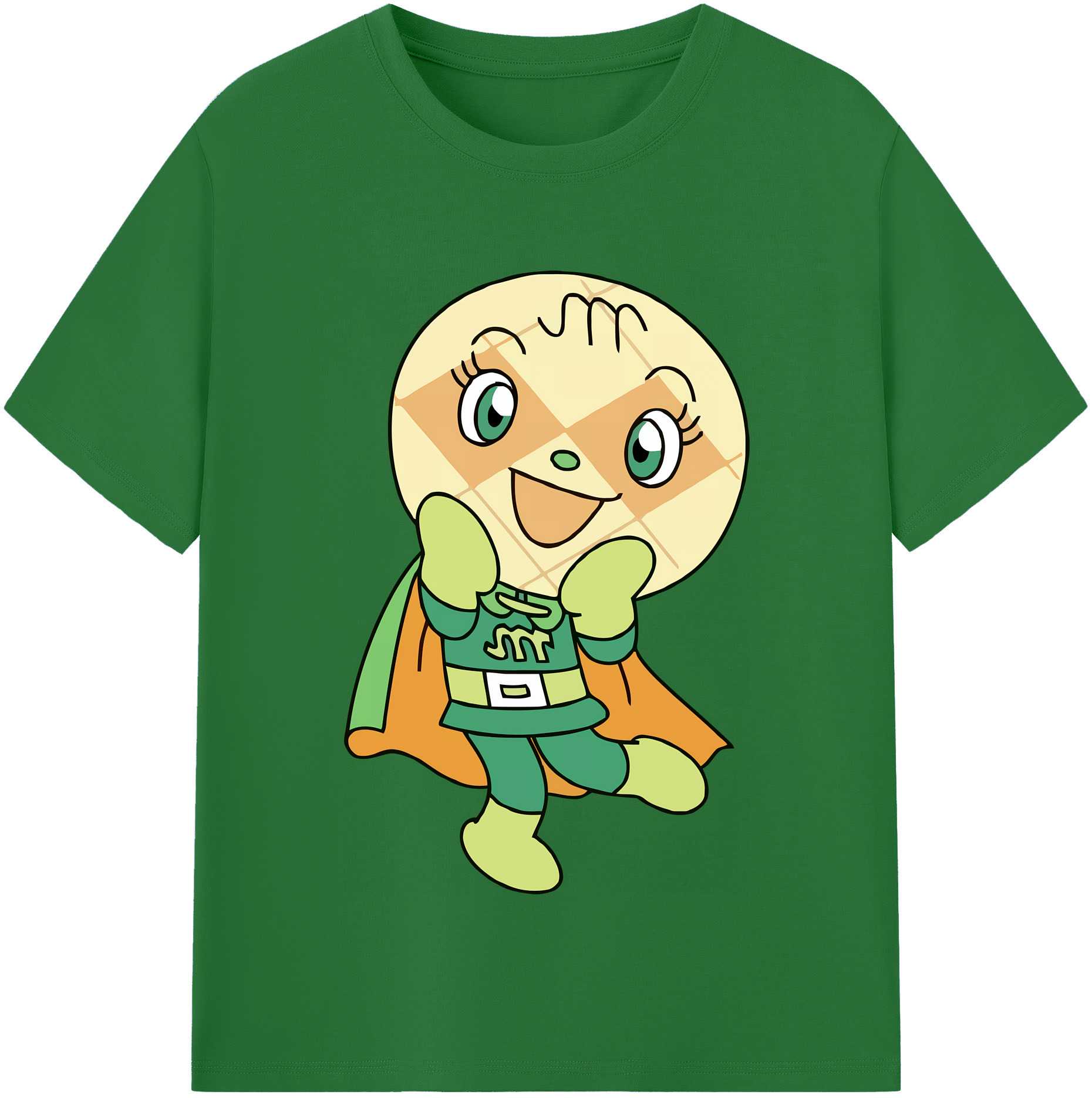（画像用） アンパンマン Anpanman 綿100％半袖Tシャツ（フロントプリント）