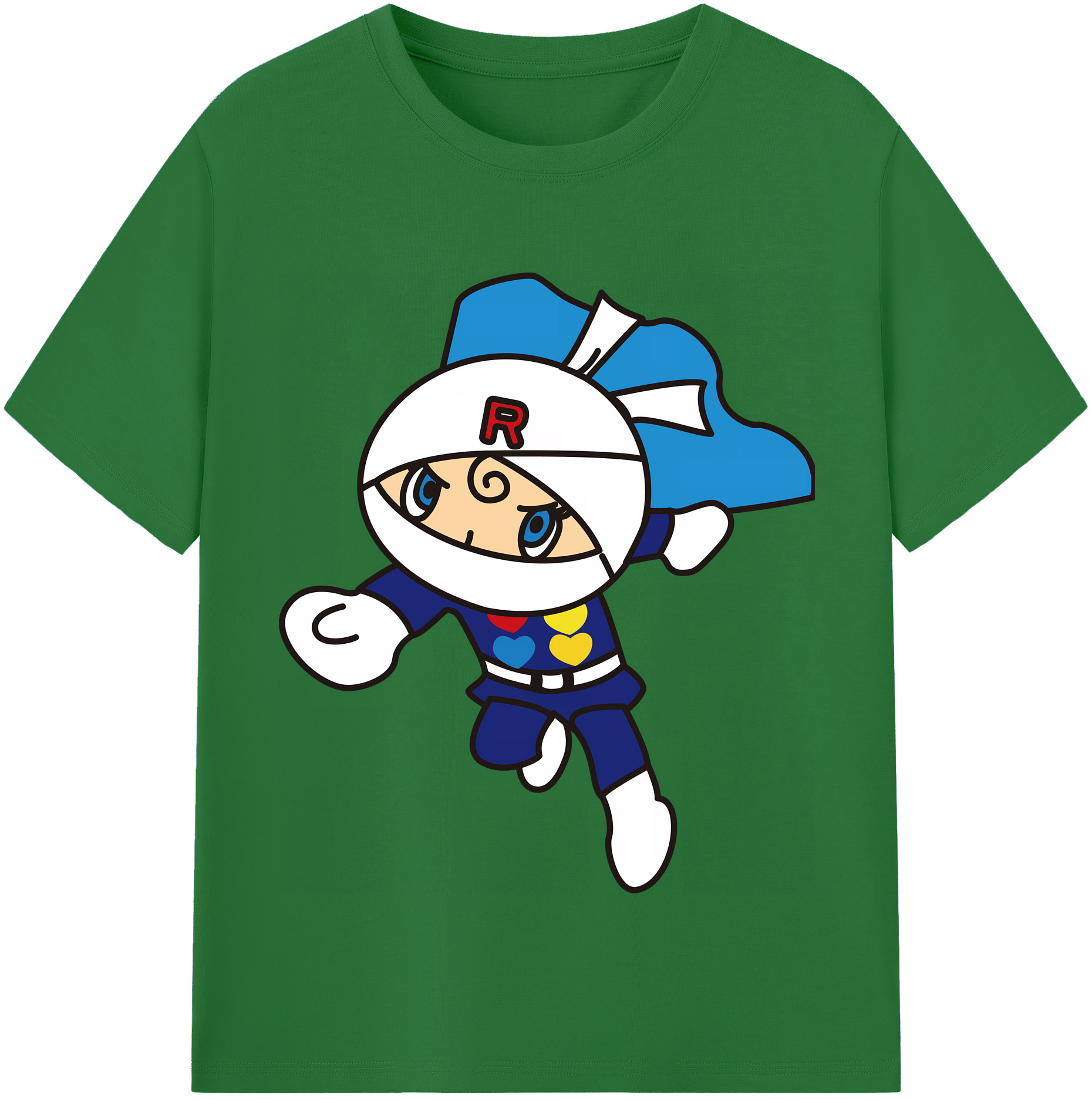 （画像用） アンパンマン Anpanman 綿100％半袖Tシャツ（フロントプリント）