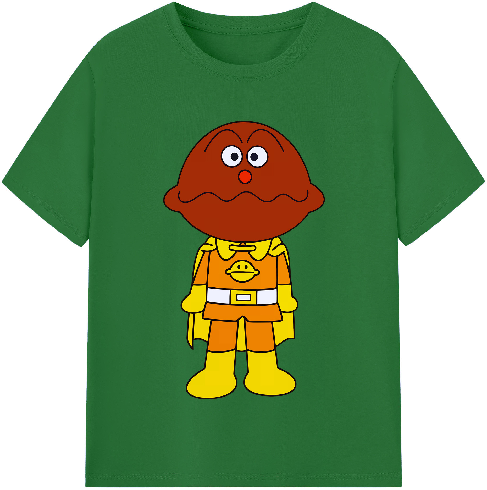 （画像用） アンパンマン Anpanman 綿100％半袖Tシャツ（フロントプリント）