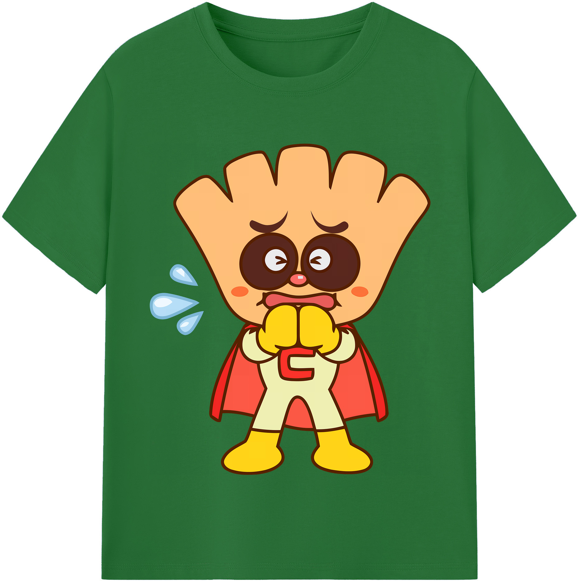 （画像用） アンパンマン Anpanman 綿100％半袖Tシャツ（フロントプリント）