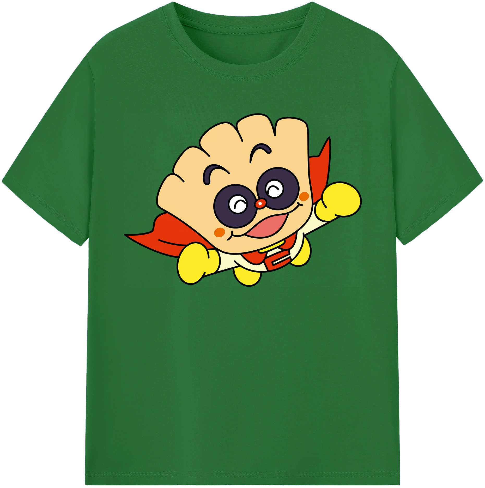 （画像用） アンパンマン Anpanman 綿100％半袖Tシャツ（フロントプリント）