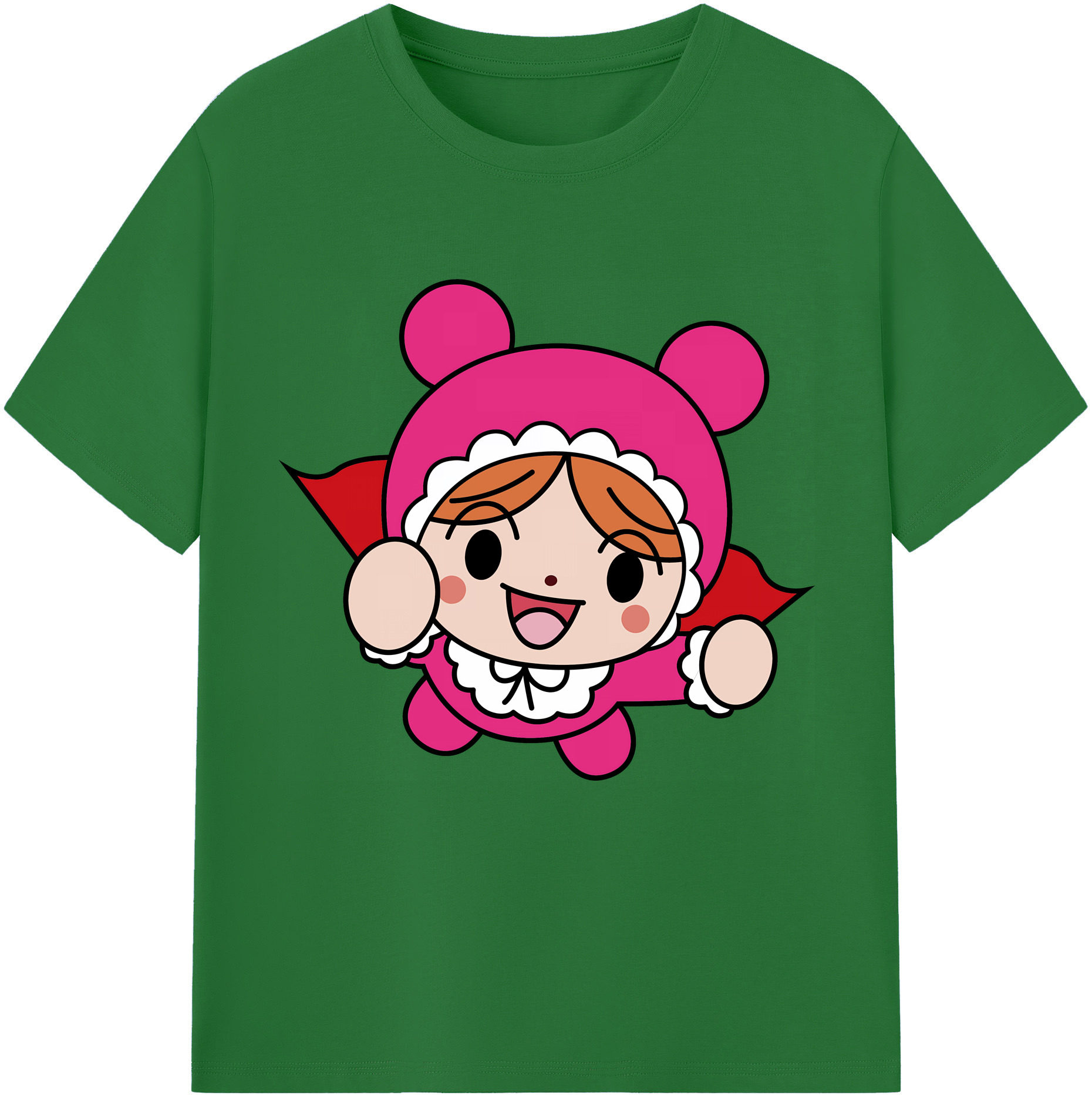 （画像用） アンパンマン Anpanman 綿100％半袖Tシャツ（フロントプリント）