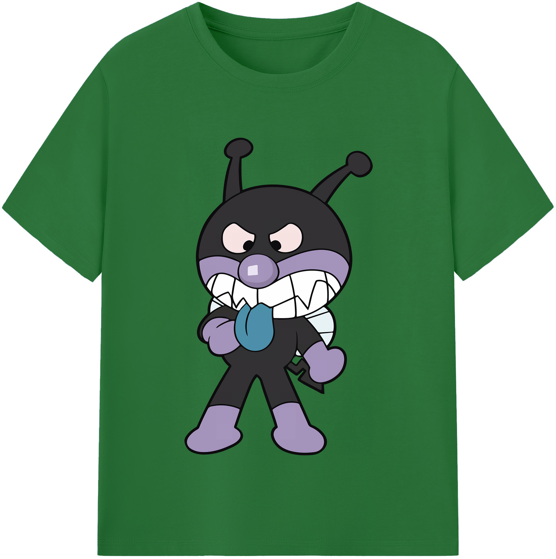 （画像用） アンパンマン Anpanman 綿100％半袖Tシャツ（フロントプリント）