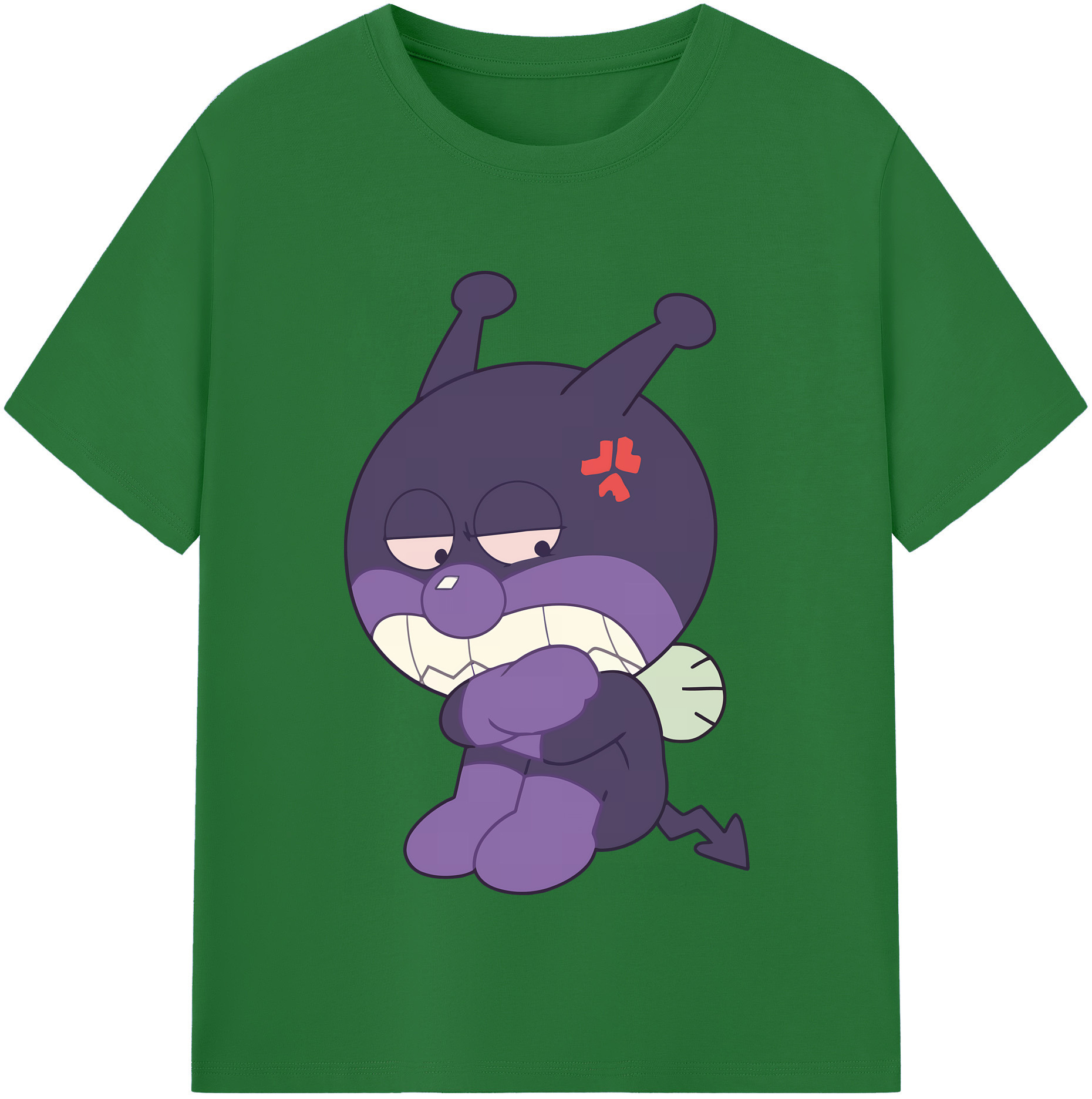 （画像用） アンパンマン Anpanman 綿100％半袖Tシャツ（フロントプリント）