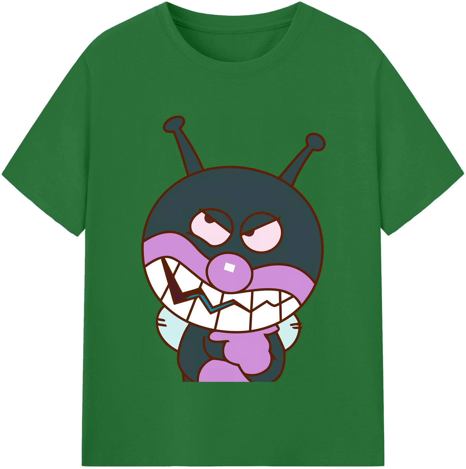 （画像用） アンパンマン Anpanman 綿100％半袖Tシャツ（フロントプリント）