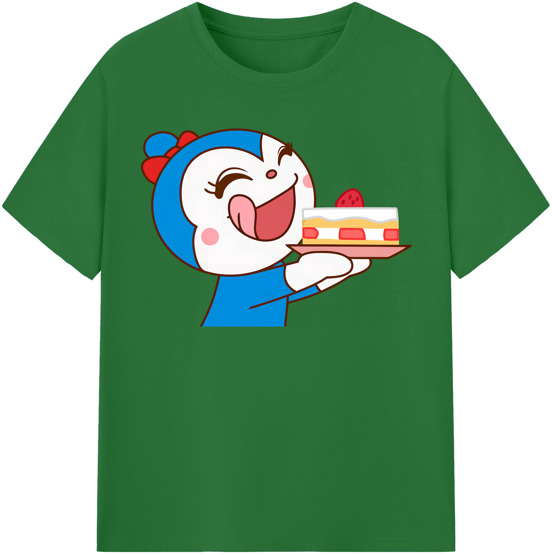 （画像用） アンパンマン Anpanman 綿100％半袖Tシャツ（フロントプリント）