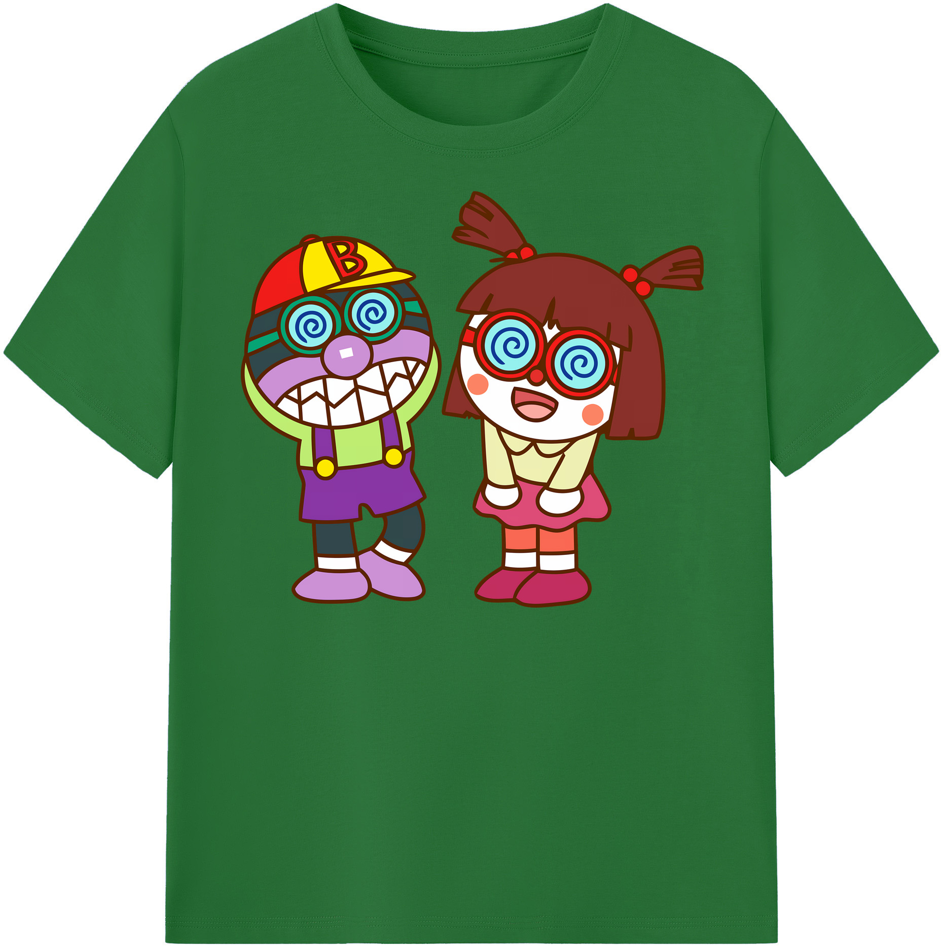 （画像用） アンパンマン Anpanman 綿100％半袖Tシャツ（フロントプリント）