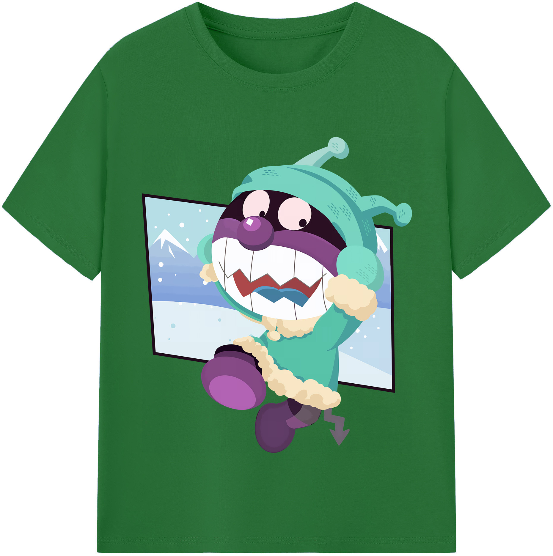 （画像用） アンパンマン Anpanman 綿100％半袖Tシャツ（フロントプリント）