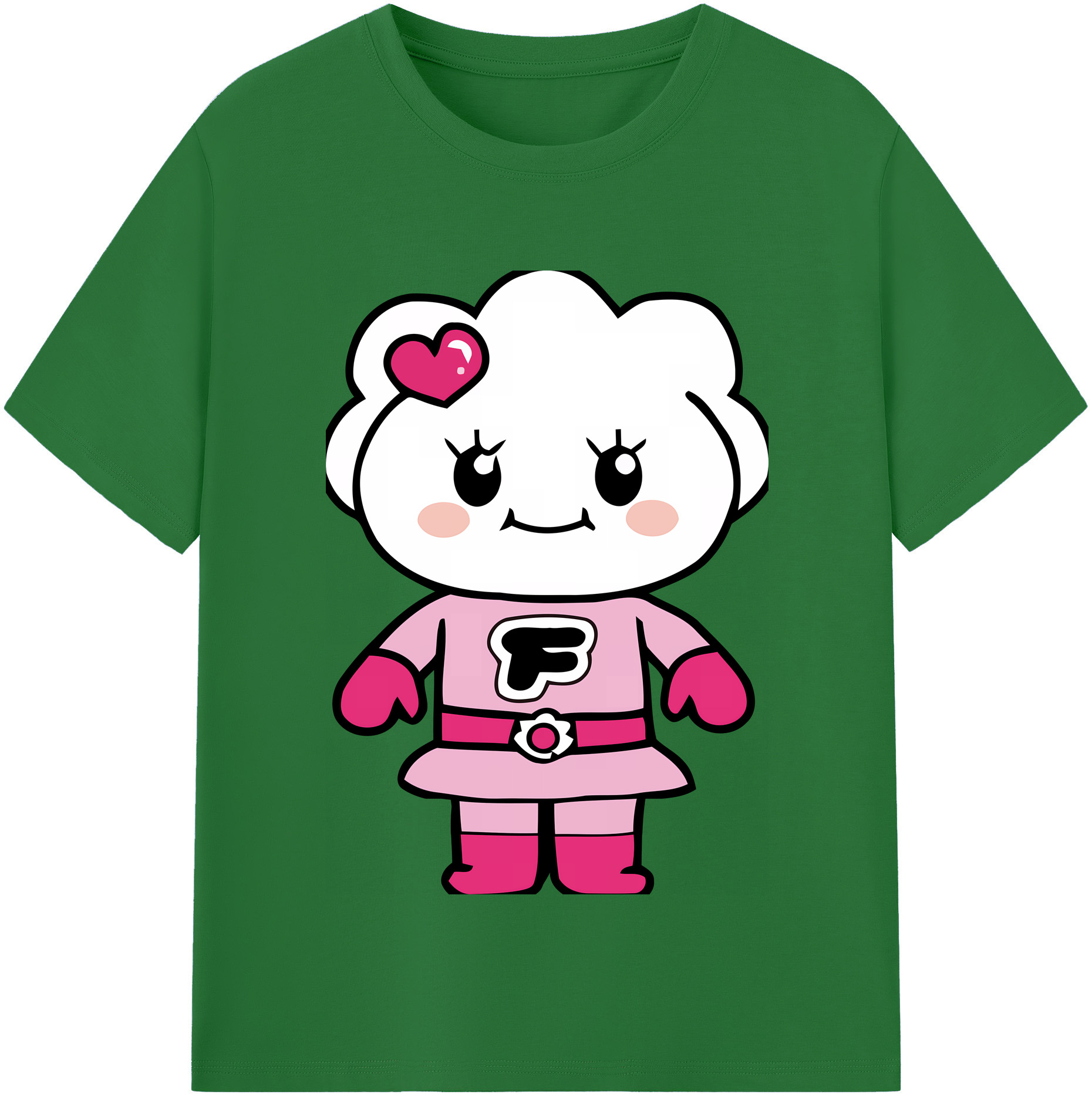 （画像用） アンパンマン Anpanman 綿100％半袖Tシャツ（フロントプリント）