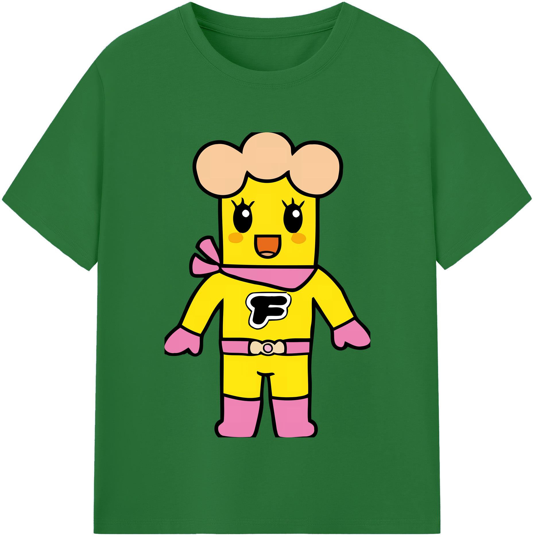 （画像用） アンパンマン Anpanman 綿100％半袖Tシャツ（フロントプリント）