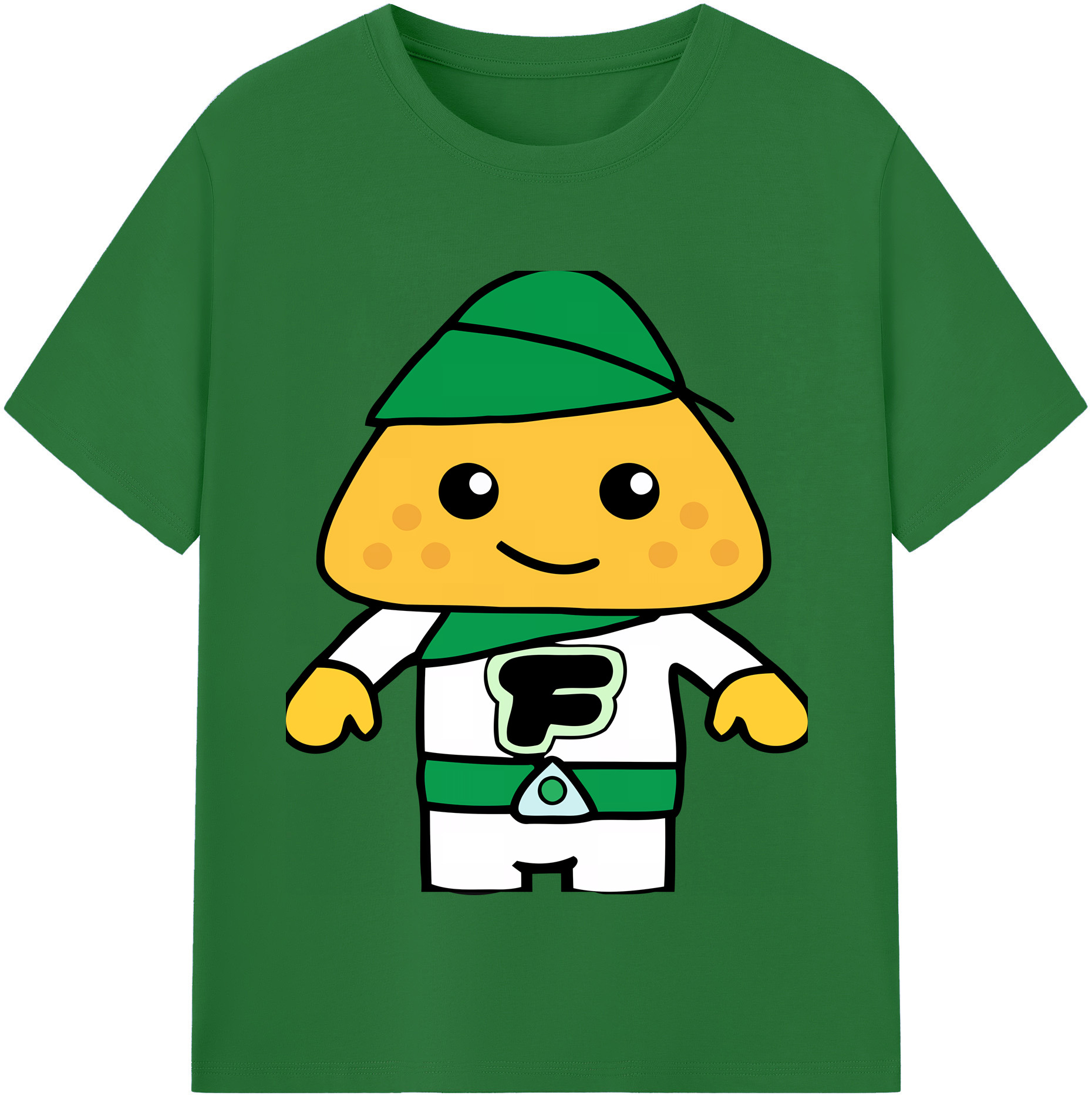 （画像用） アンパンマン Anpanman 綿100％半袖Tシャツ（フロントプリント）
